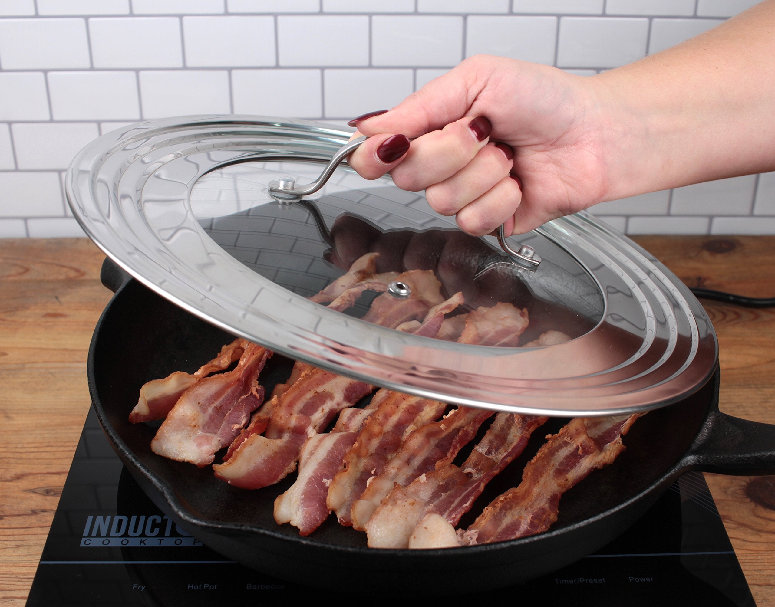RSVP Universal Lid  - 7-12in W/Glass