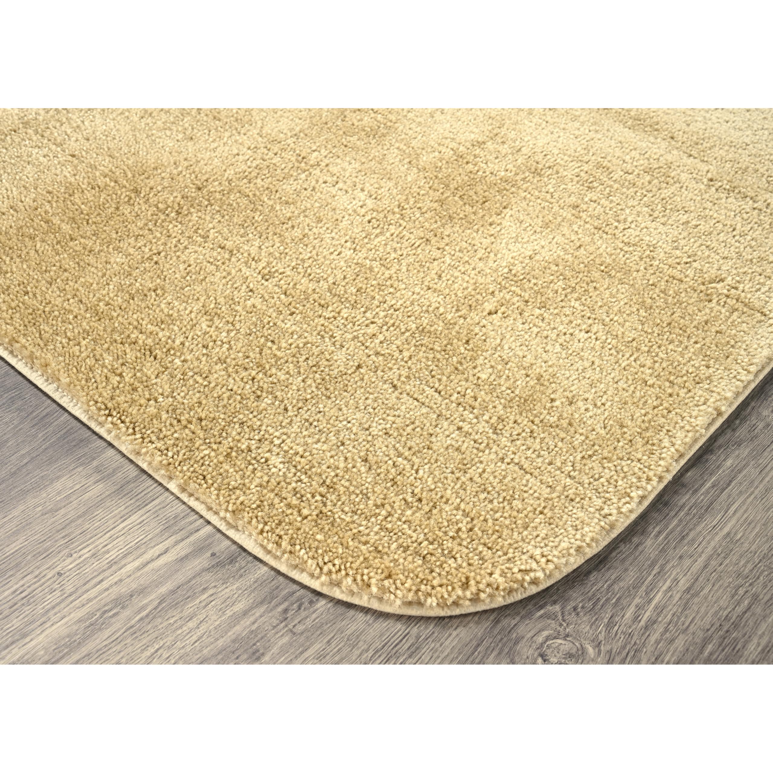 Garland Rug Traditional Nylon Washable Linen 3 Bath Rugs (17 X 24, 21 X 34, 21 X 34) - Soft, Absorbent, And Stylish
