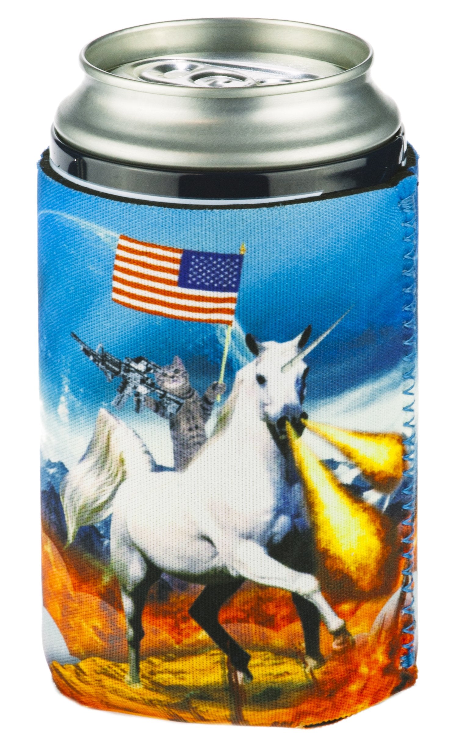 Funny Guy Mugs Kittens Collapsible Neoprene Can Coolie - Drink Cooler