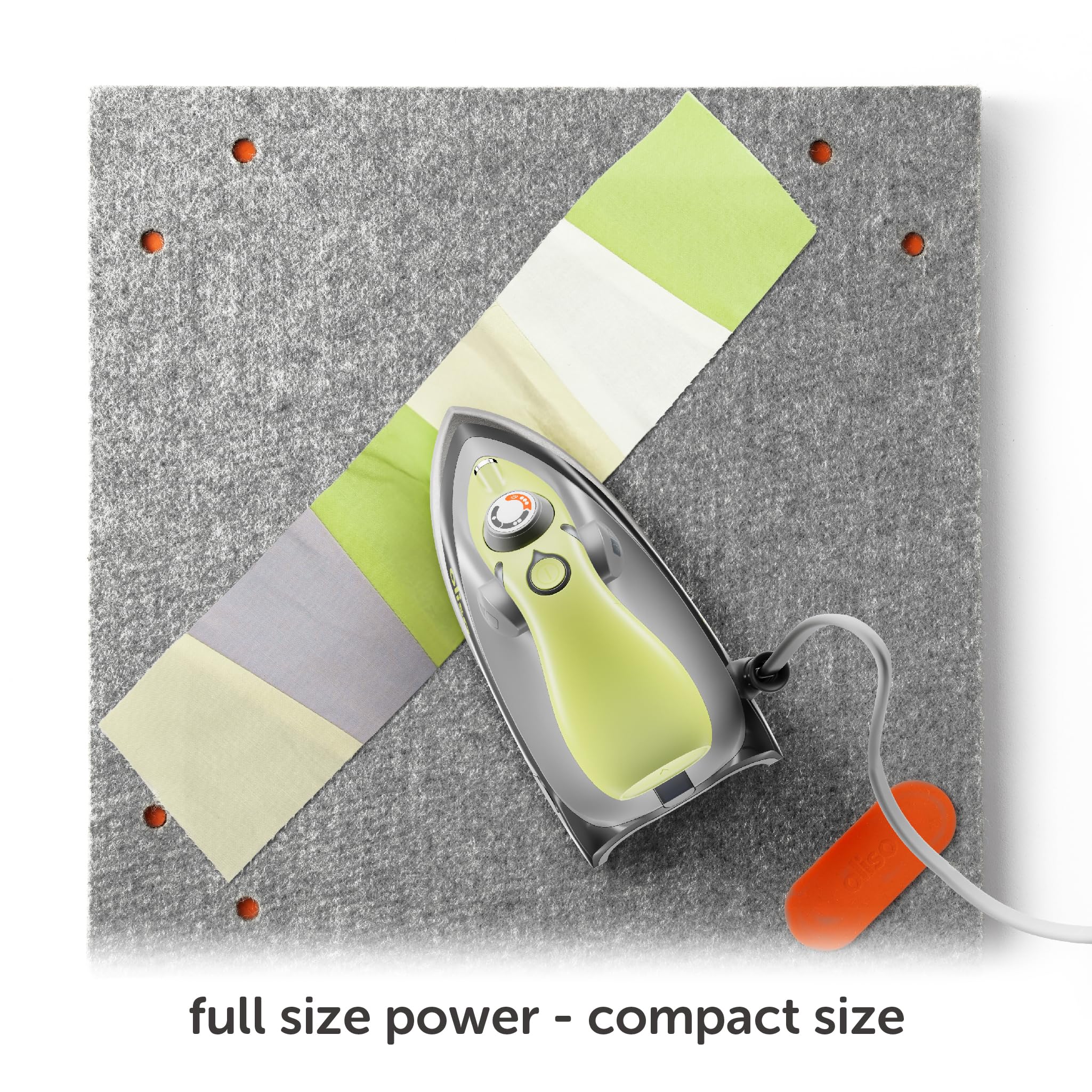 Oliso M3Pro Project Steam Iron With Solemate - For Sewing, Quilting, Crafting, And Travel | 1000 Watt Ceramic Soleplate Steam Ir