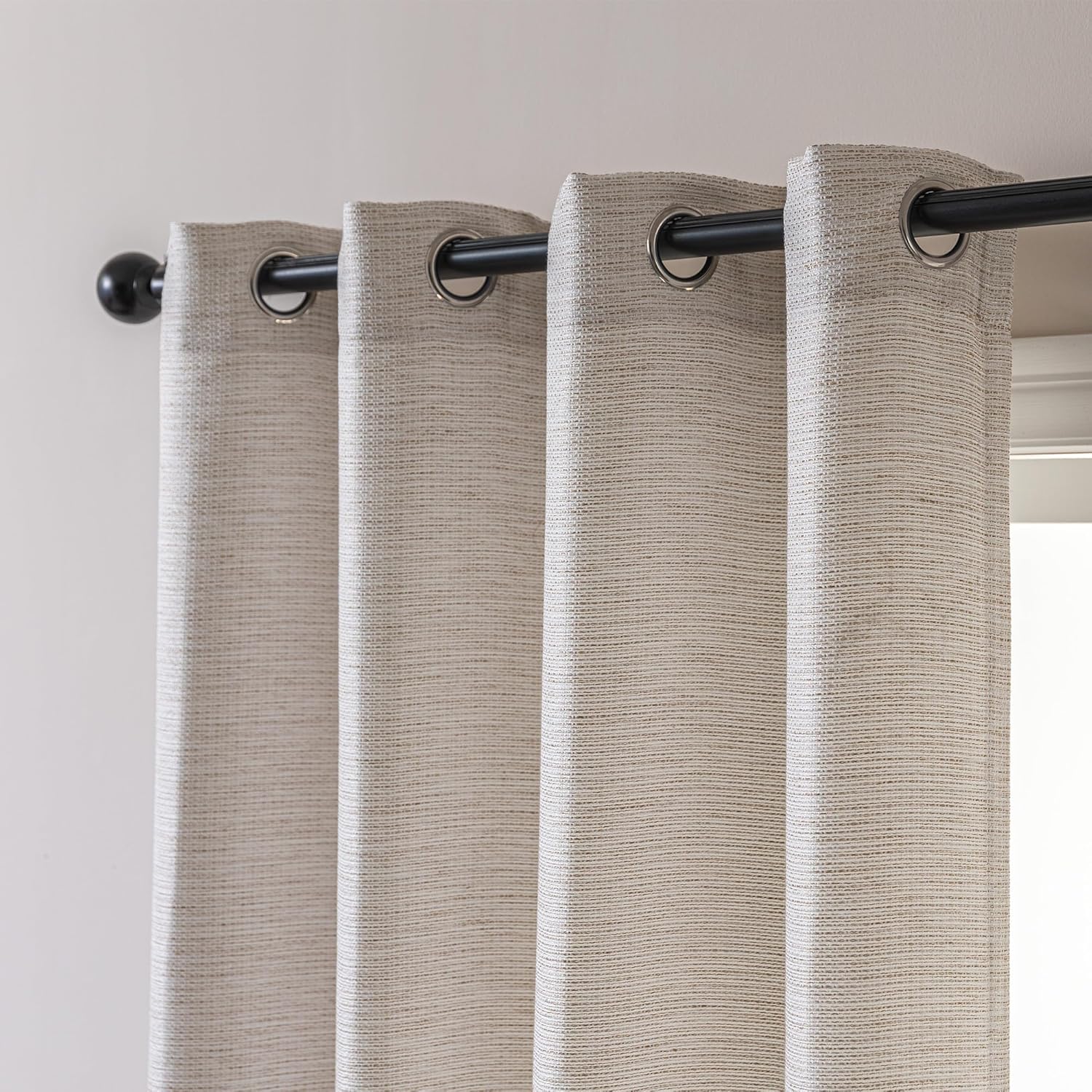 Semi-Blackout Washable Thermal Curtains for Living Room & Bedroom
