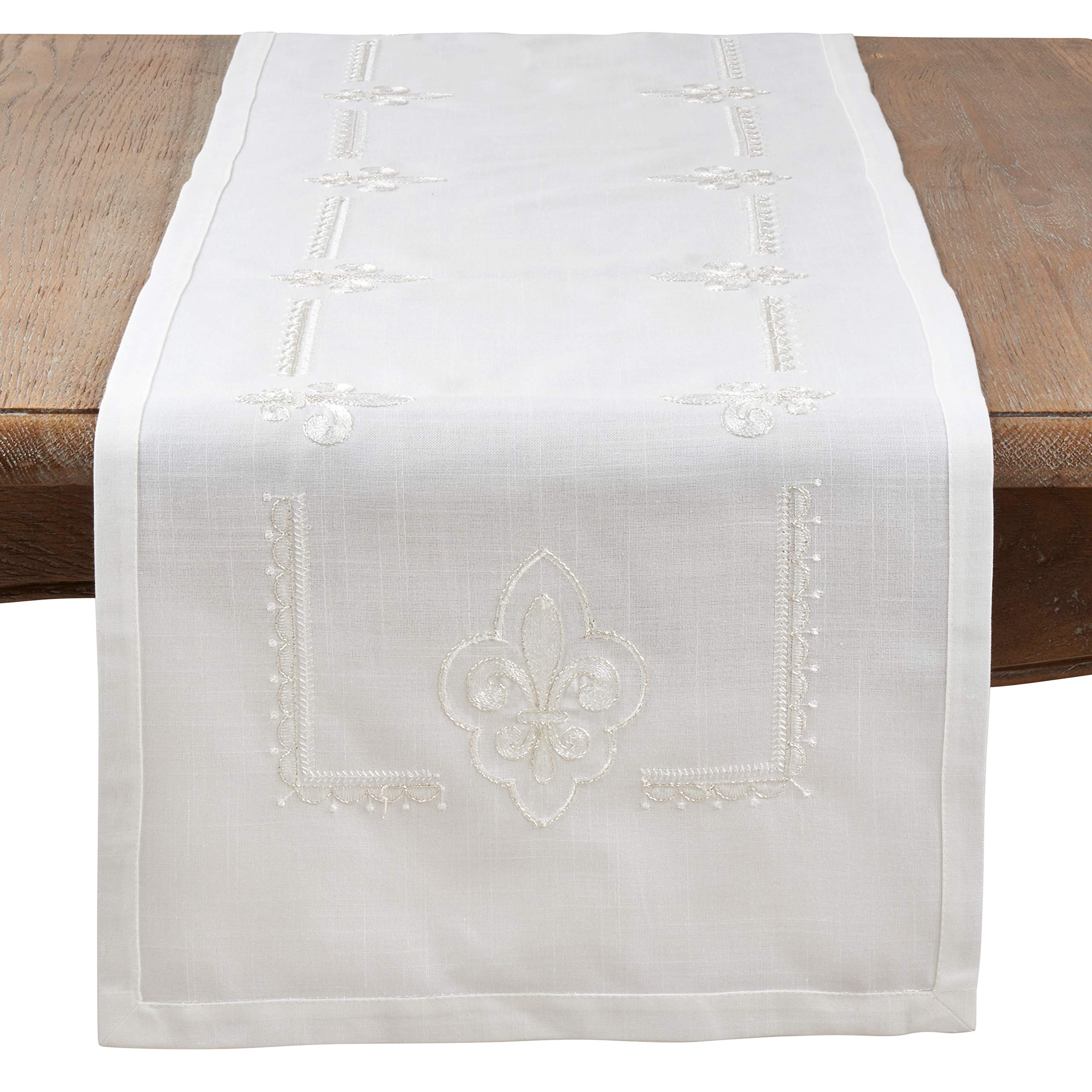 Saro Lifestyle Fleur-De-Lis Collection Table D  Cor