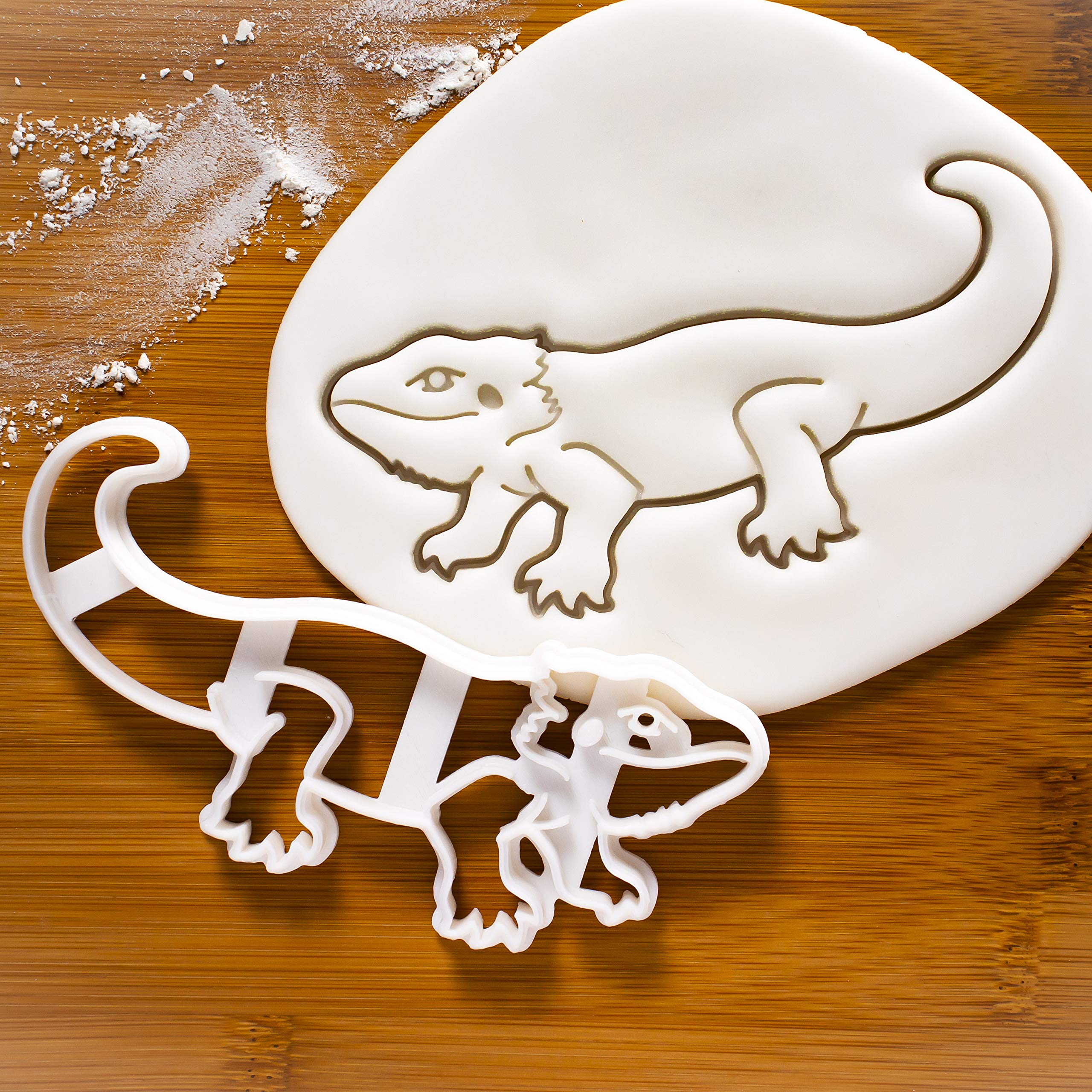 Pogona Bearded Dragon Body Cookie Cutter, 1 Piece - Bakerlogy