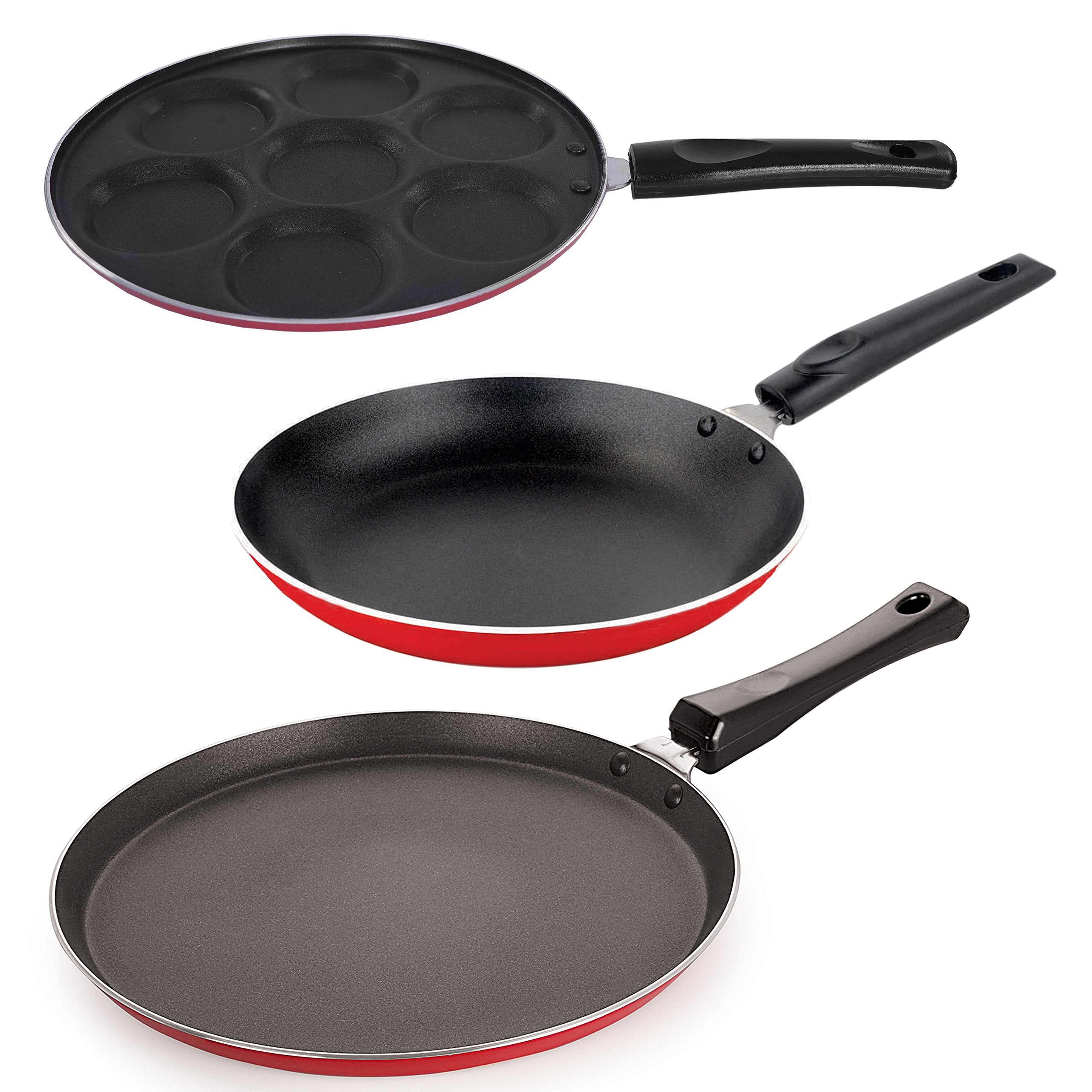 Nirlon NonStick Chemical Free NonInduction 3 Piece Kitchenware Set Offer