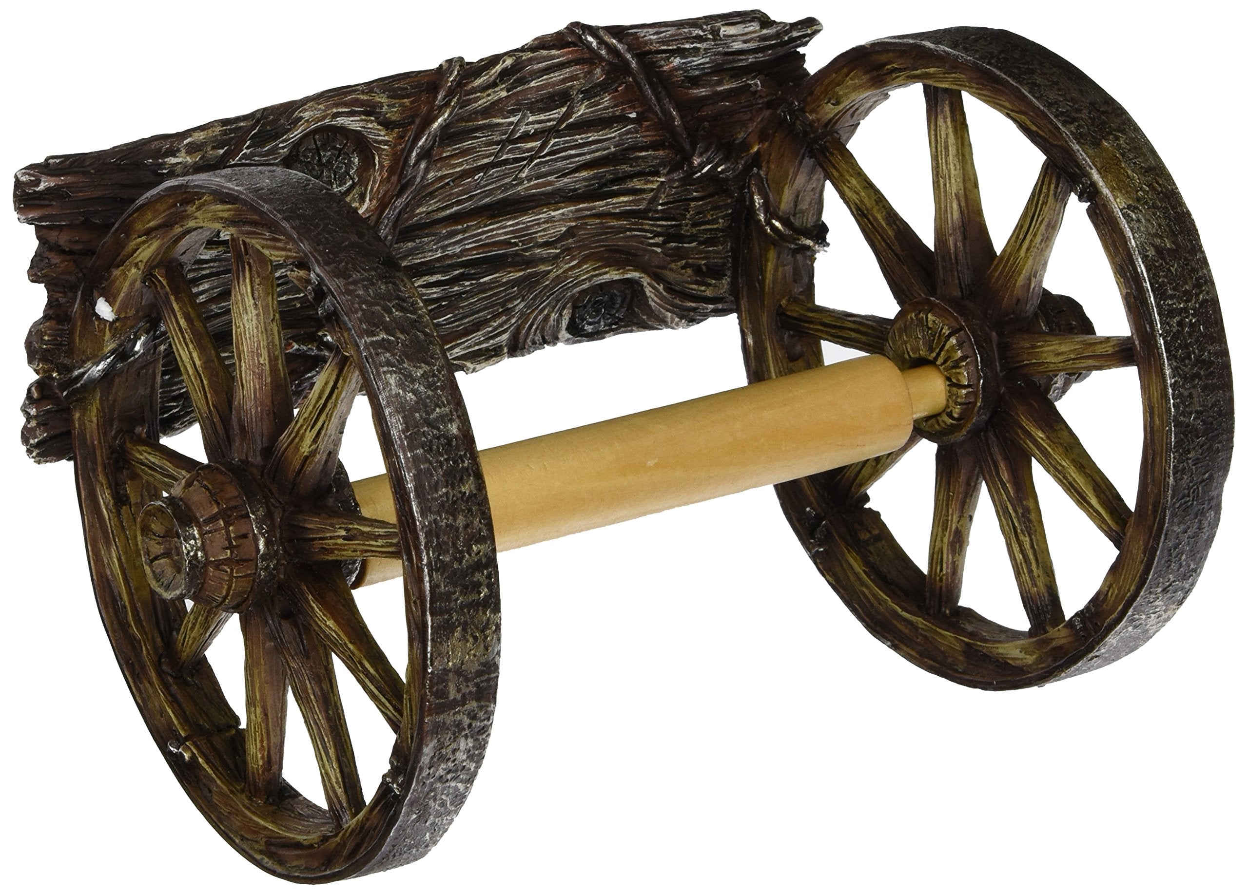 Wall Mounted Wagon Wheel Toilet Paper Holder
