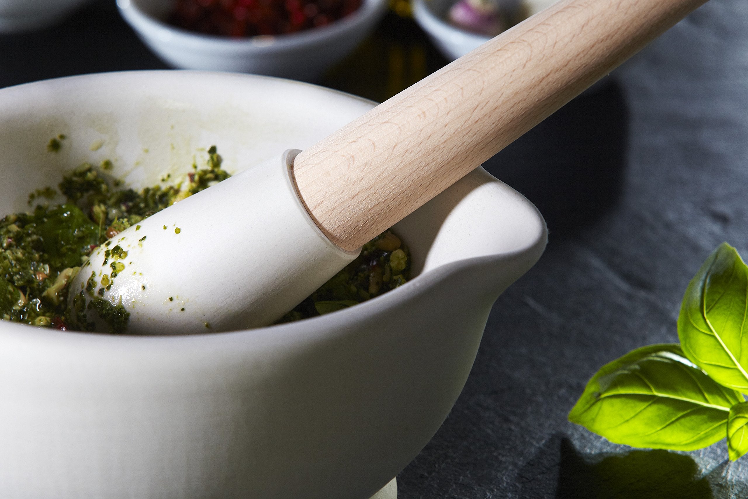 Milton Brook Range Unglazed Mortar & Pestle, 6-Inch