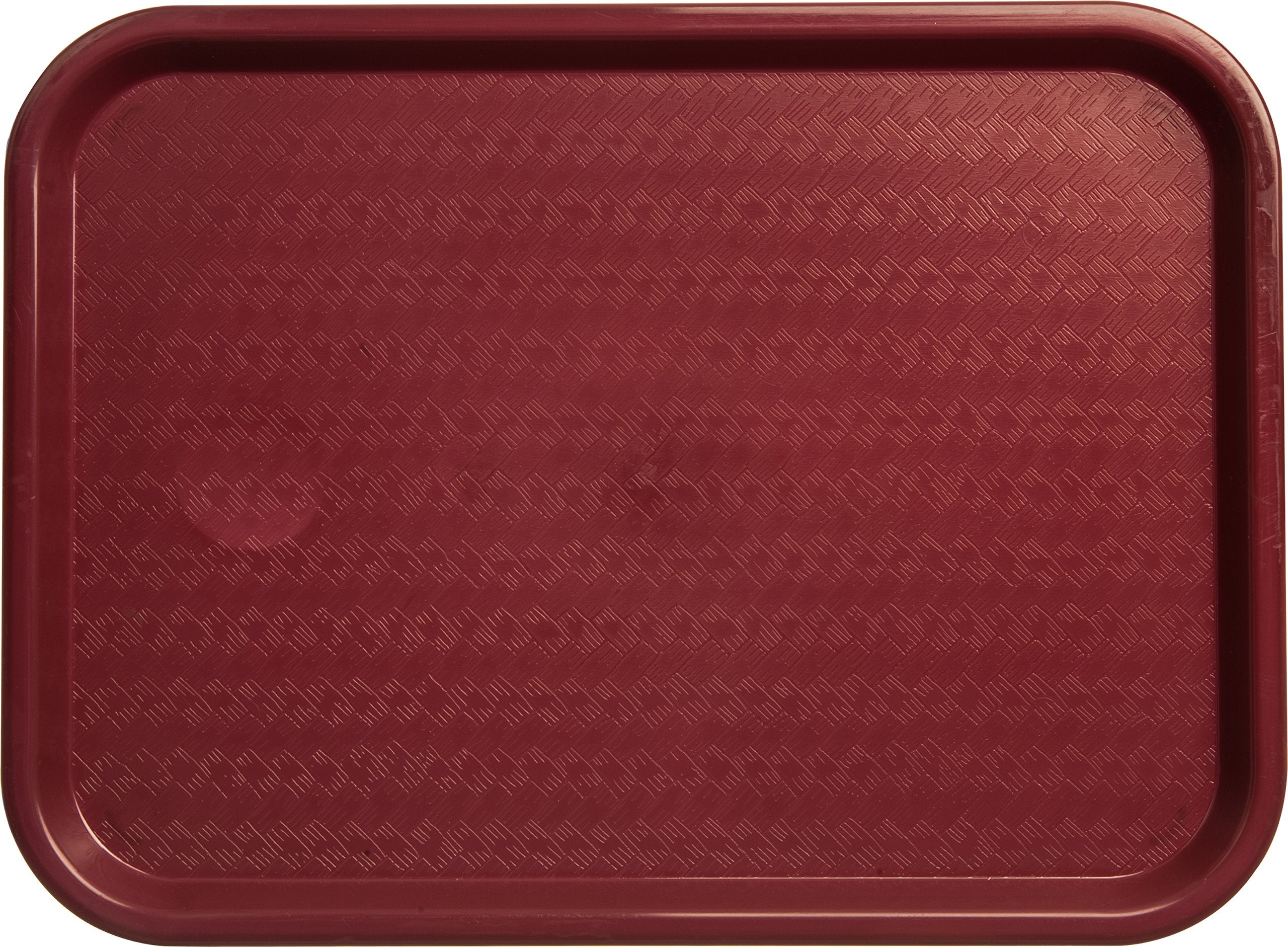 Carlisle Foodservice Products Ct121661 Caf   Standard Cafeteria / Fast Food Tray, 12'' X 16'', Burgundy