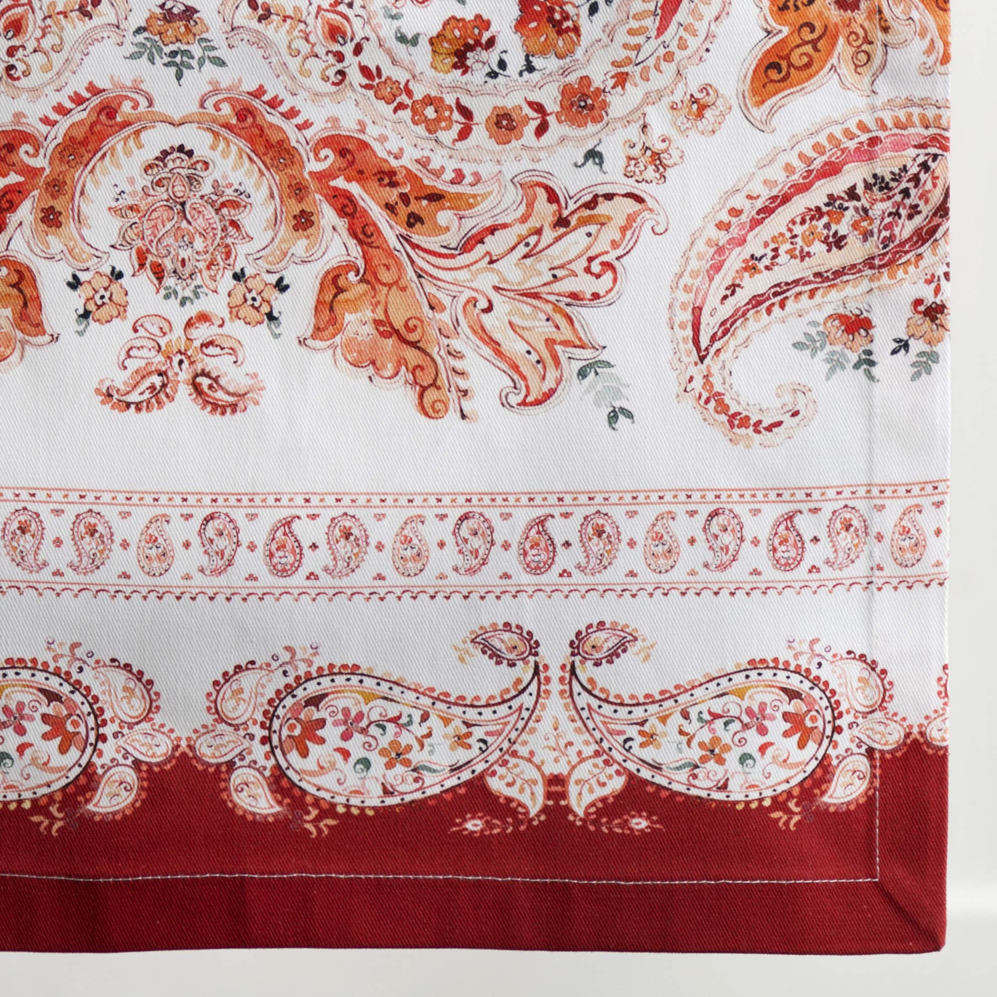 Maison D' Hermine Table Runner 100% Cotton 14.50Inch X 108Inch Decorative Table Runners, Dining, Kitchen, Parties & Camping, Ori