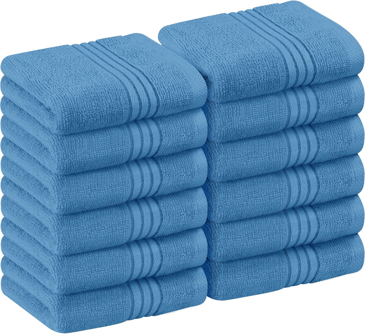 Utopia Towels 12 Pack Premium Wash Cloth Towel (12X12Inches) 100% Cotton,Flannel, Ring Spun, Highly Absorbent And Soft Feel Wash