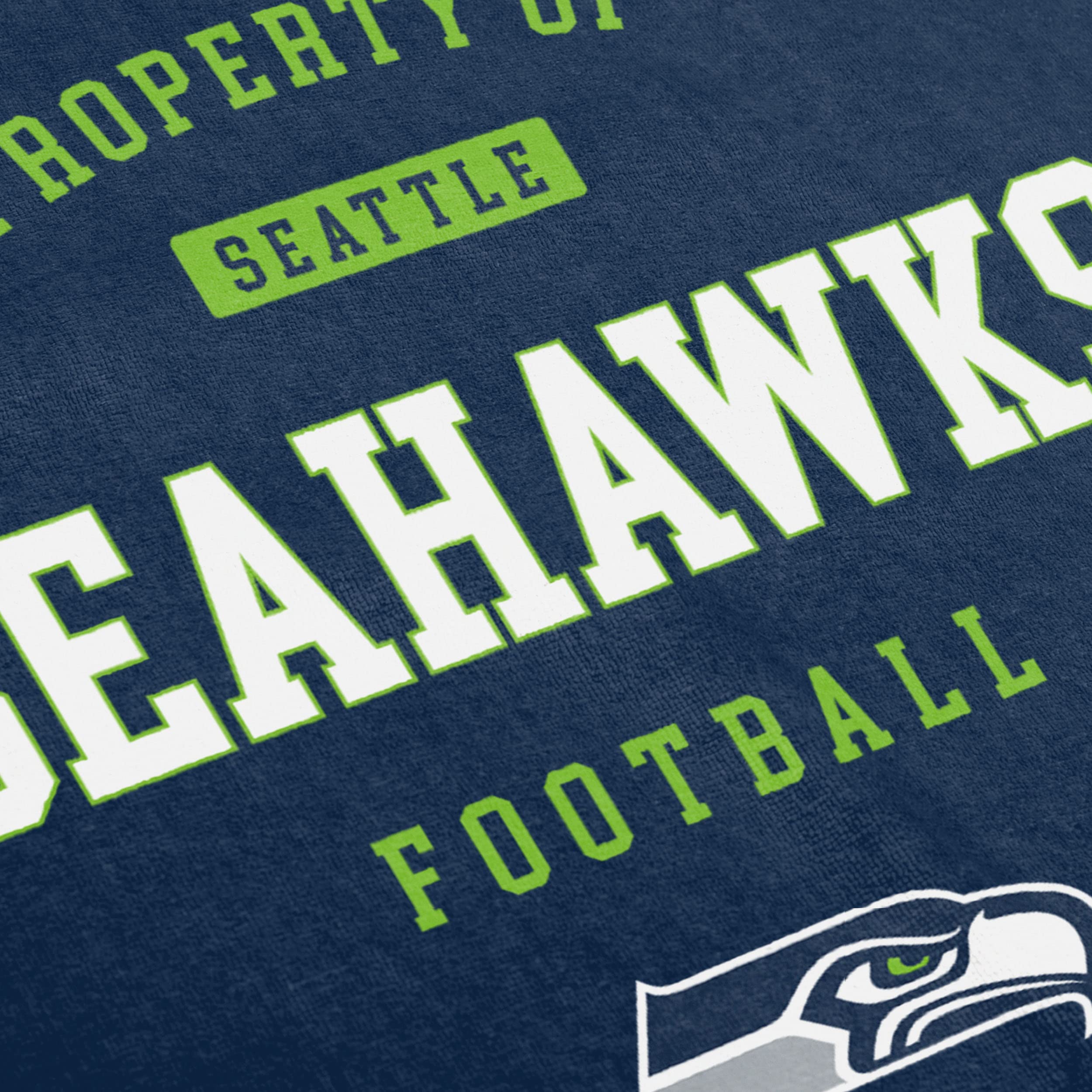 Foco Seattle Seahawks Nfl Property Of Beach Towel