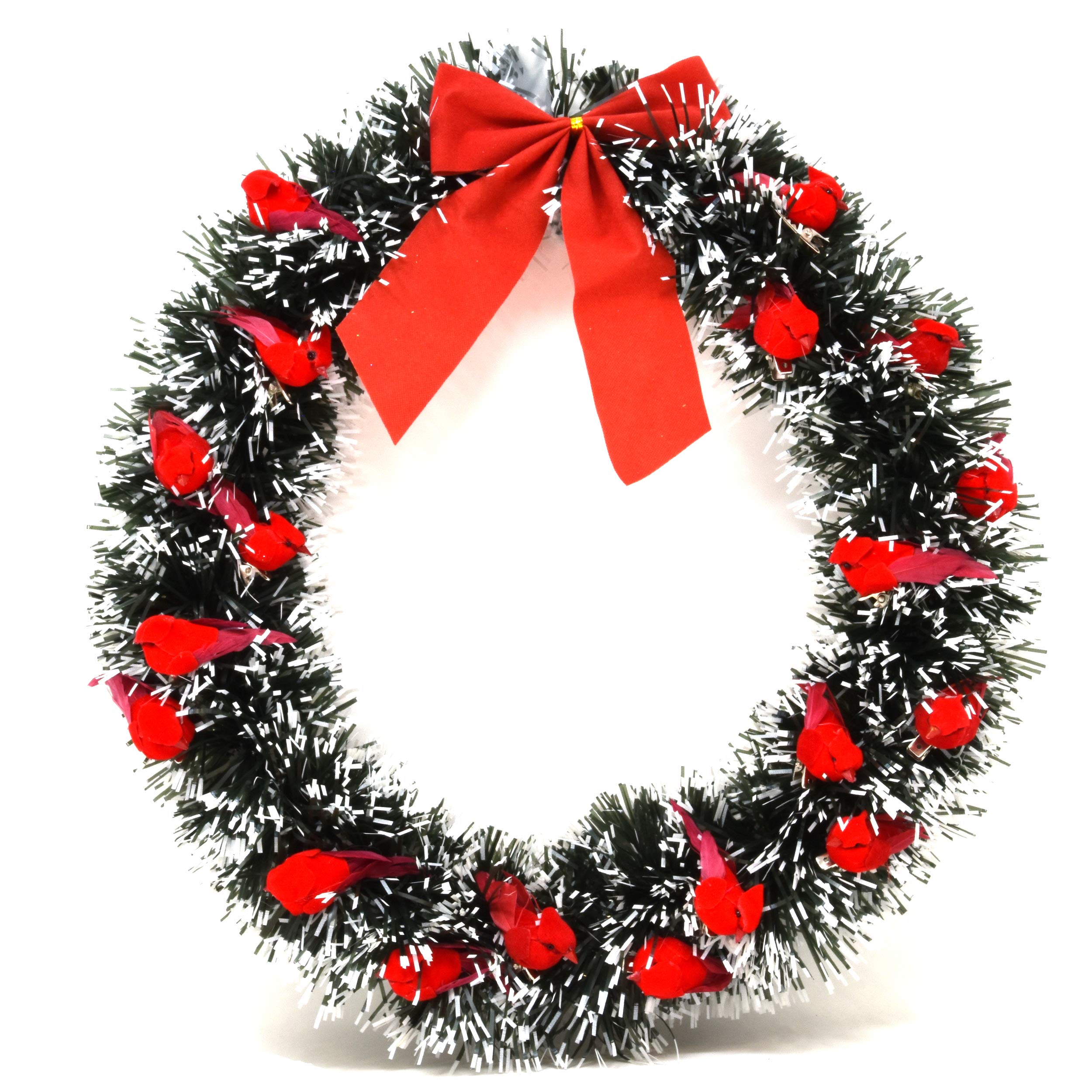 Gift Boutique - Christmas Mini Cardinal Clip on Tree Ornaments Bird Decorations Set of 30 Approx. 1.5 Inch Long Bright Red Velve