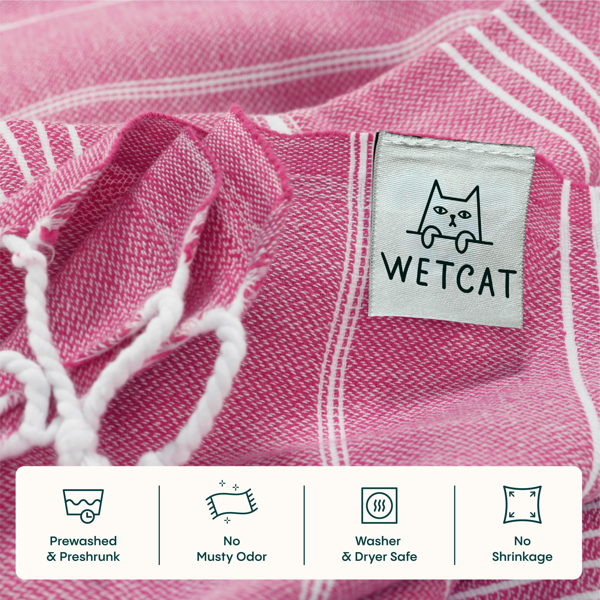 Wetcat Turkish Beach Towel Oversized 38X71 100 Cotton Sand Free Quick Dry Towel Extra Large Turkish Towel Light Travel Towel For