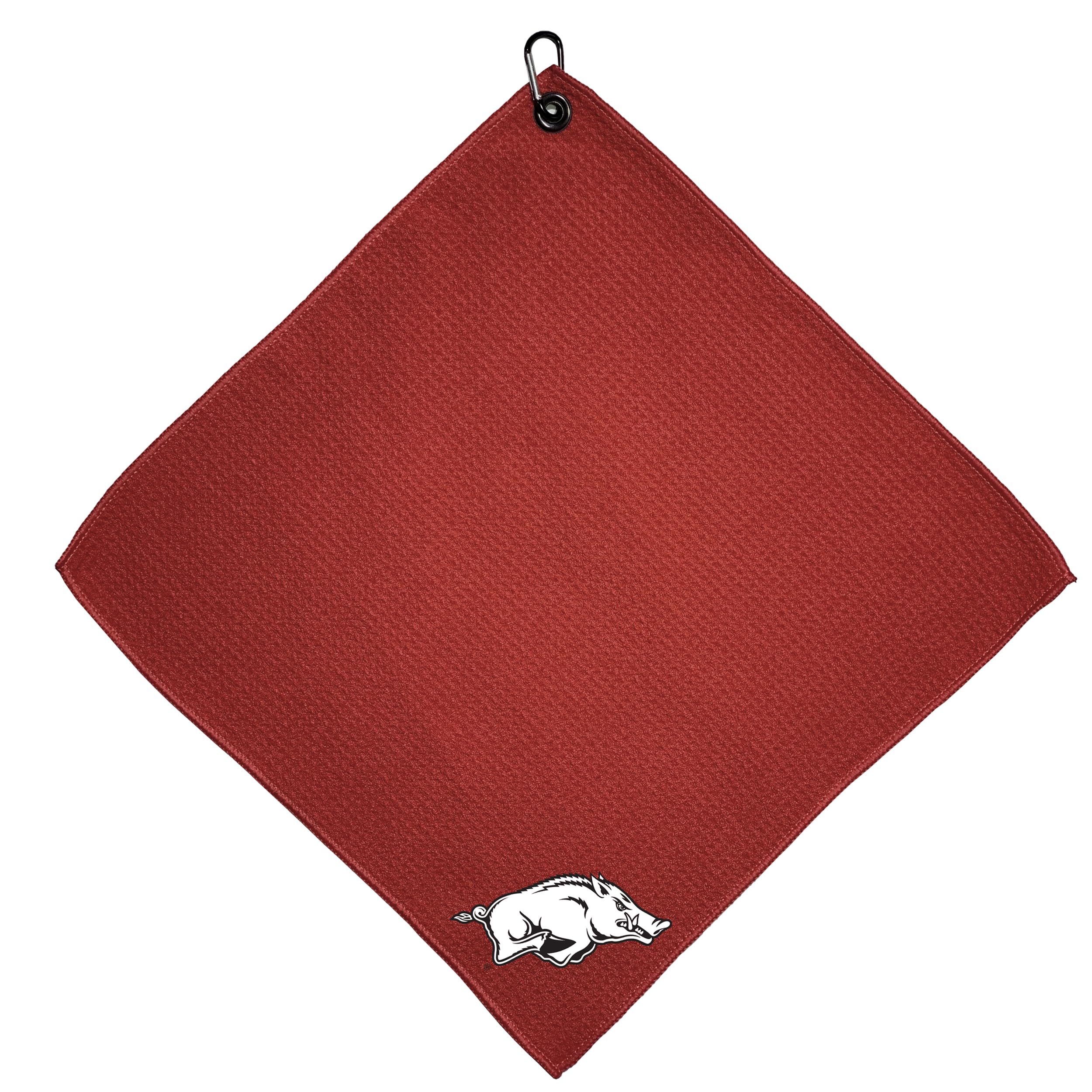 Team Golf NCAA Arkansas Razorbacks Microfiber Golf Towel, 15x15 (Multicolor)