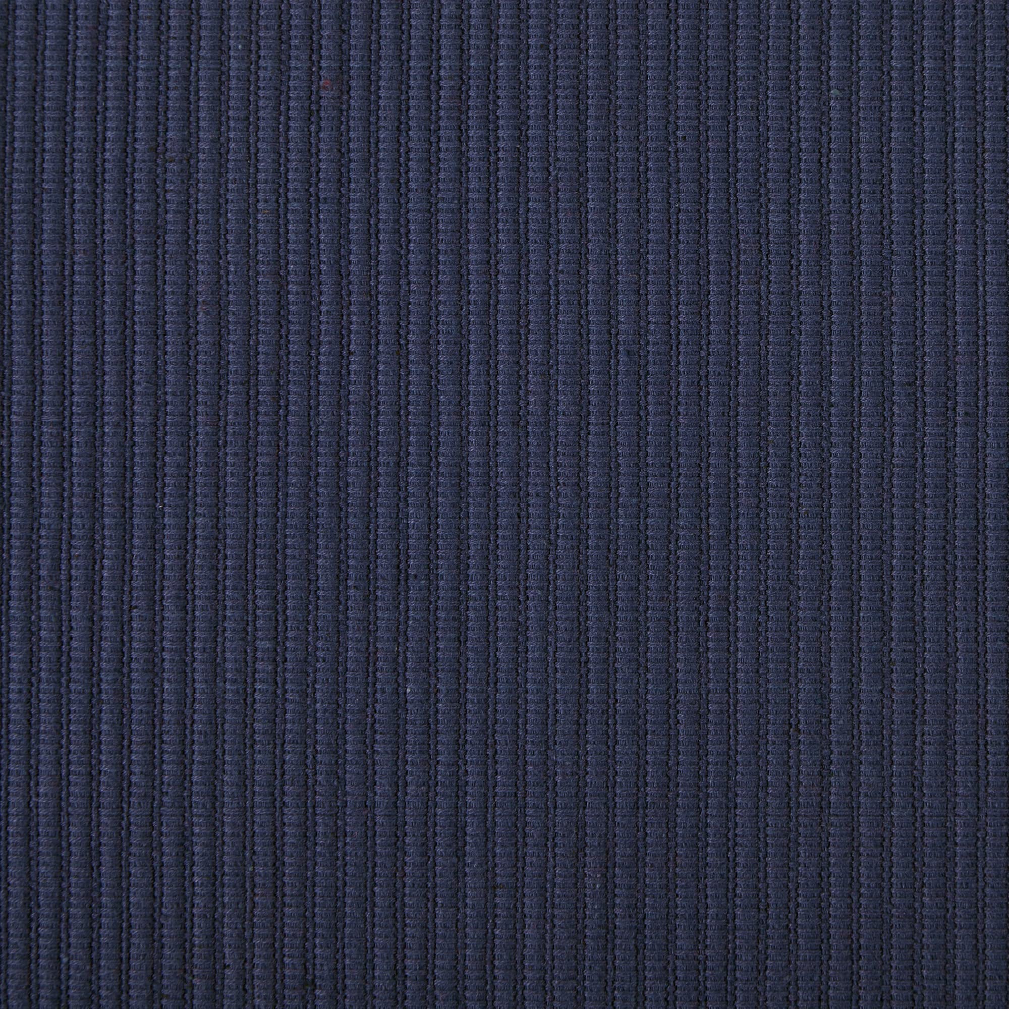 Dii Basic Everyday Ribbed Tabletop 100% Cotton, Placemat Set, 13X19, Nautical Blue, 6 Piece