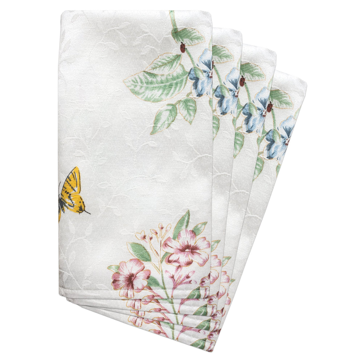 Lenox Butterfly Meadow Napkins, Blue Flower