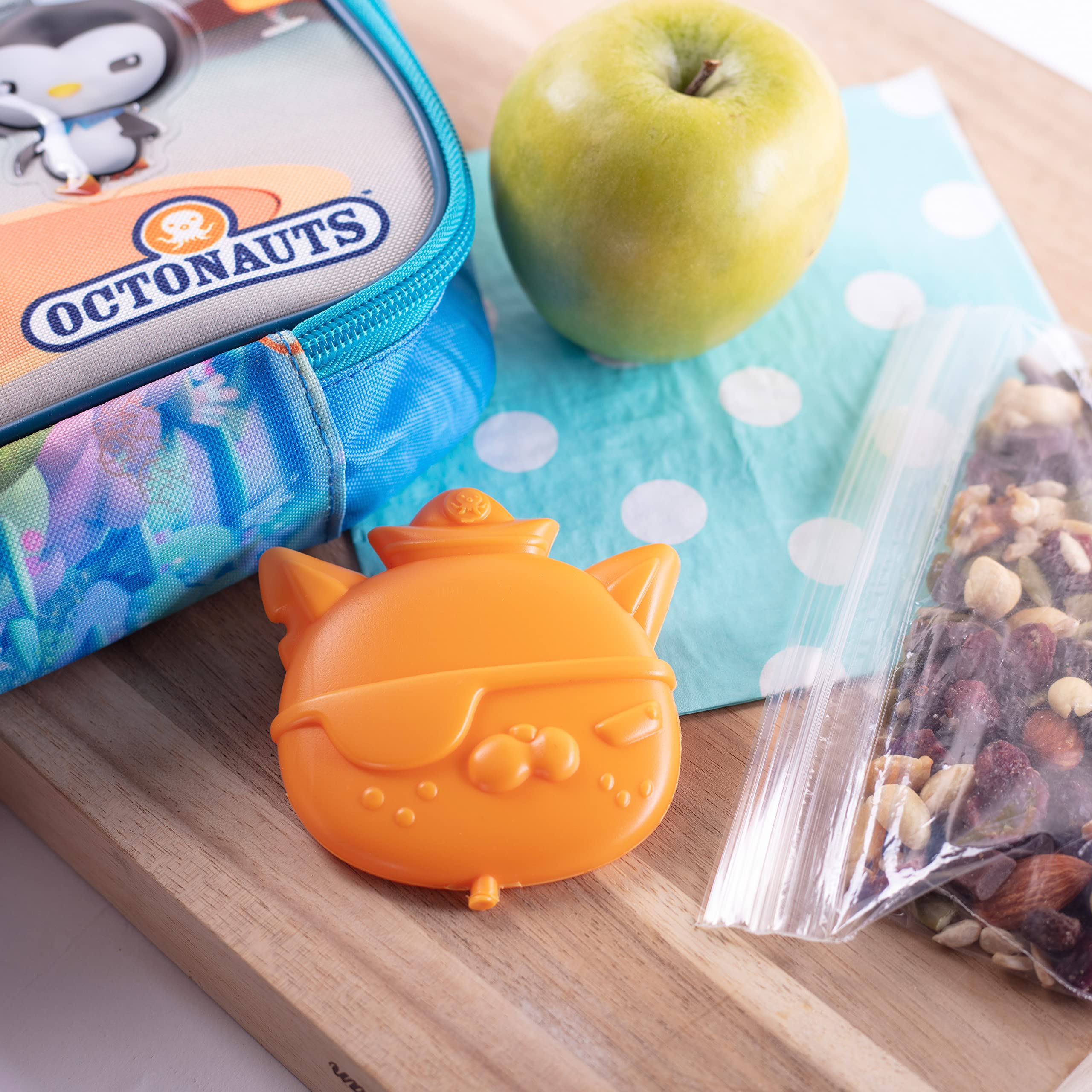 Scs Direct Octonauts Reusable Hard Ice Packs For Lunch Box Or Bag, 4 Pack, Store In Freezer And Keeps Kid'S Food Cold For Hours,