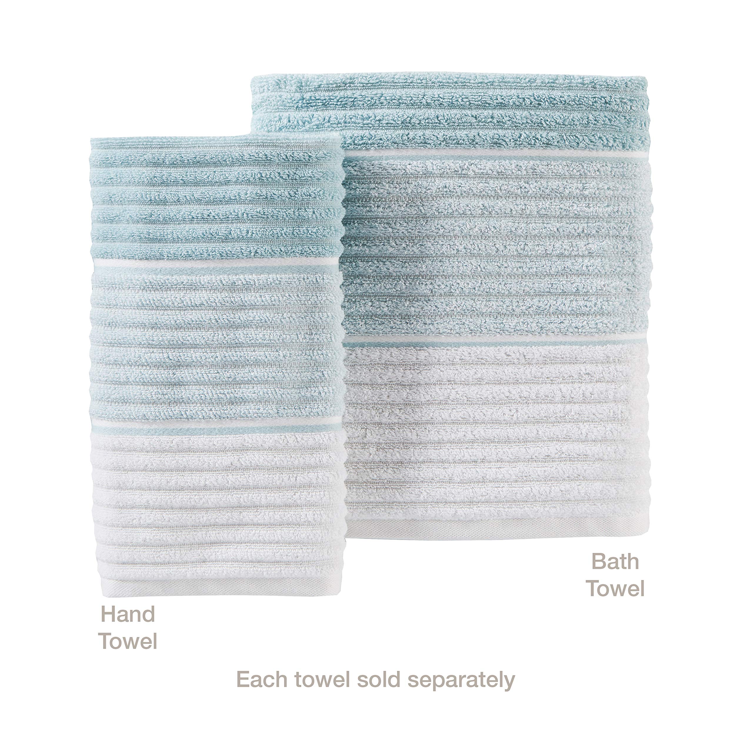 Skl Home Planet Ombre 100% Turkish Cotton Bath Towel, Aqua