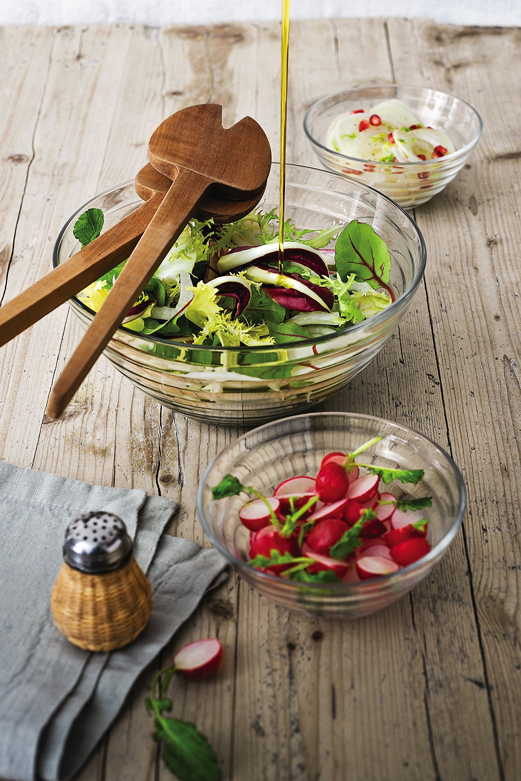 Bormioli Rocco Glass Viva Salad Bowl, 77 Oz