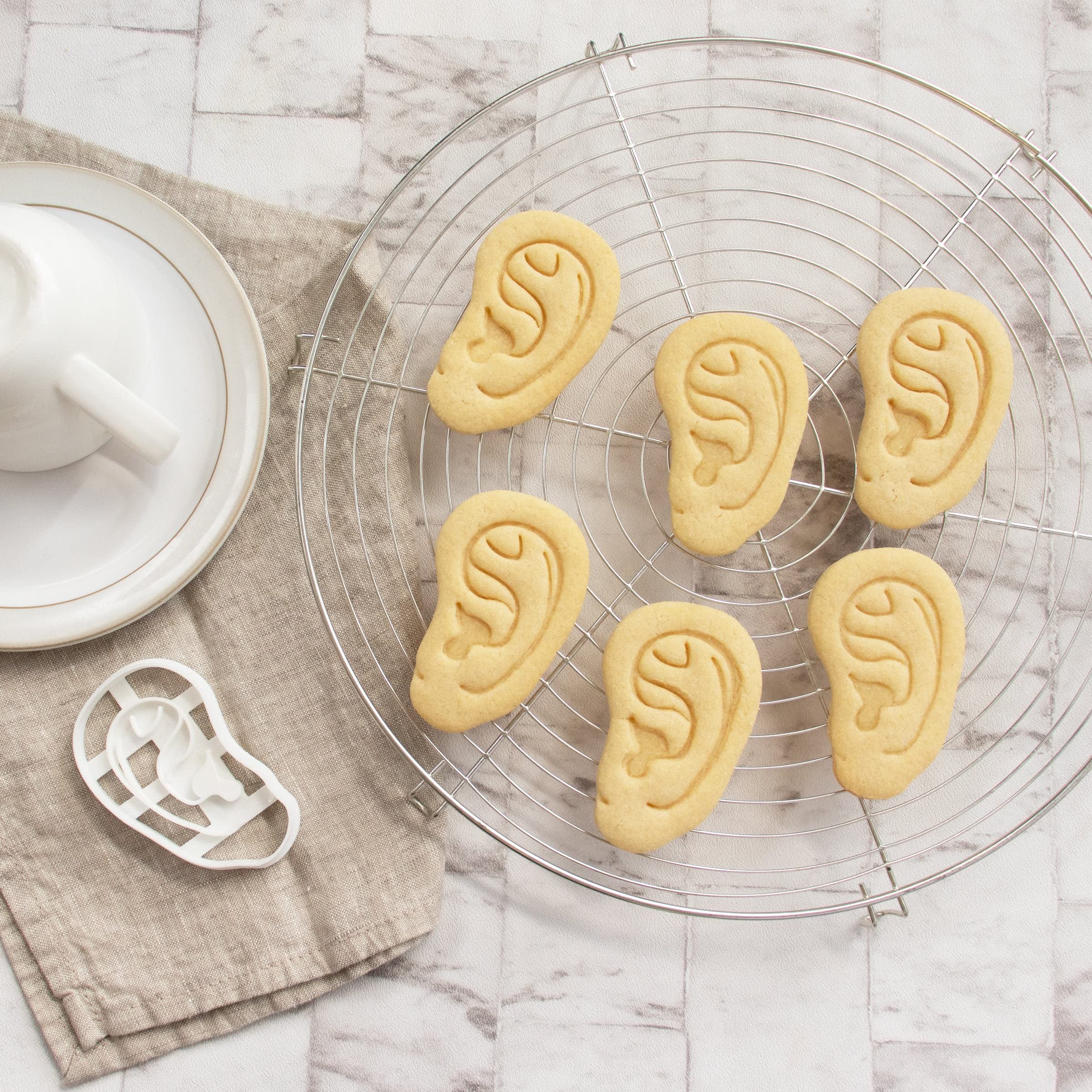 Anatomical Human Ear Cookie Cutter, 1 Piece - Bakerlogy