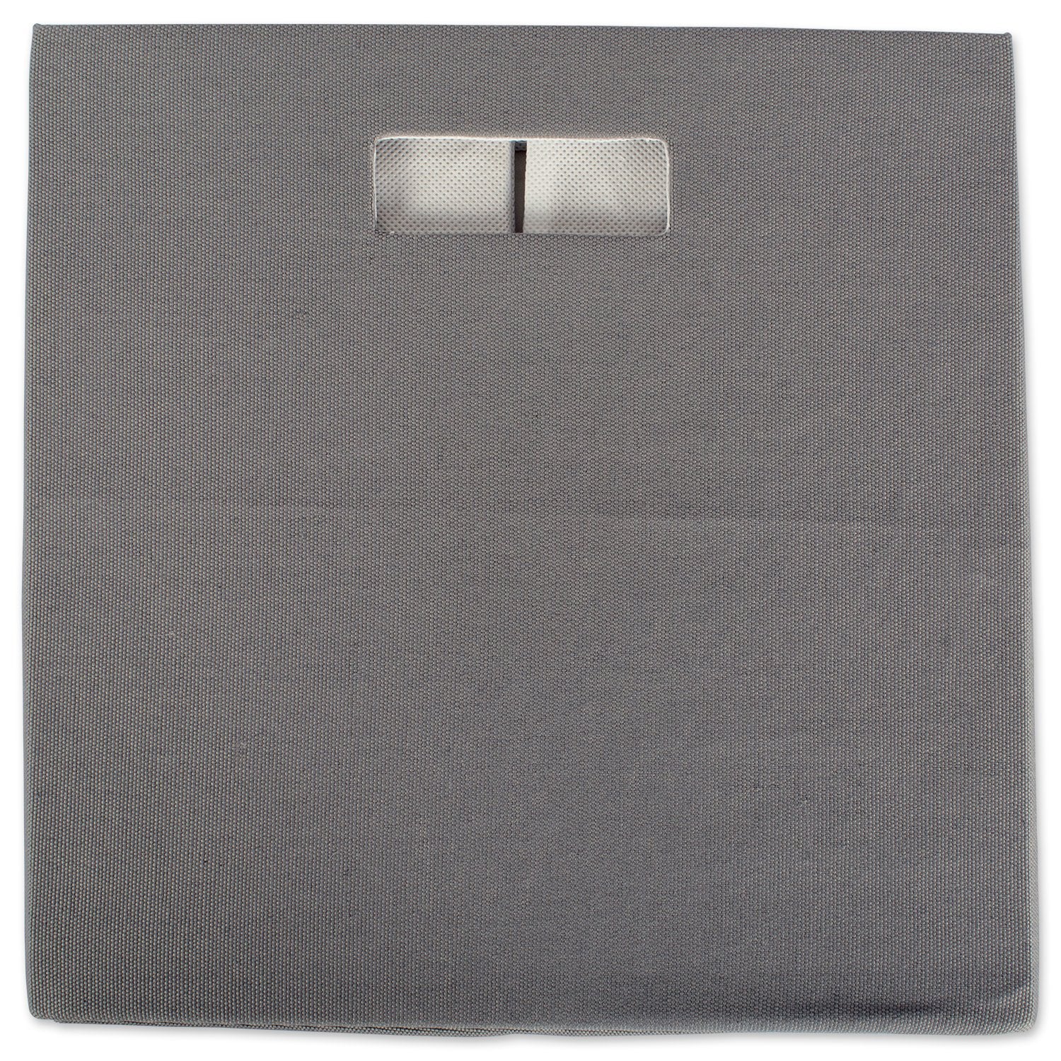 DII Poly-Cube Storage Collection Hard Sided  Collapsible Solid  Large  Gray
