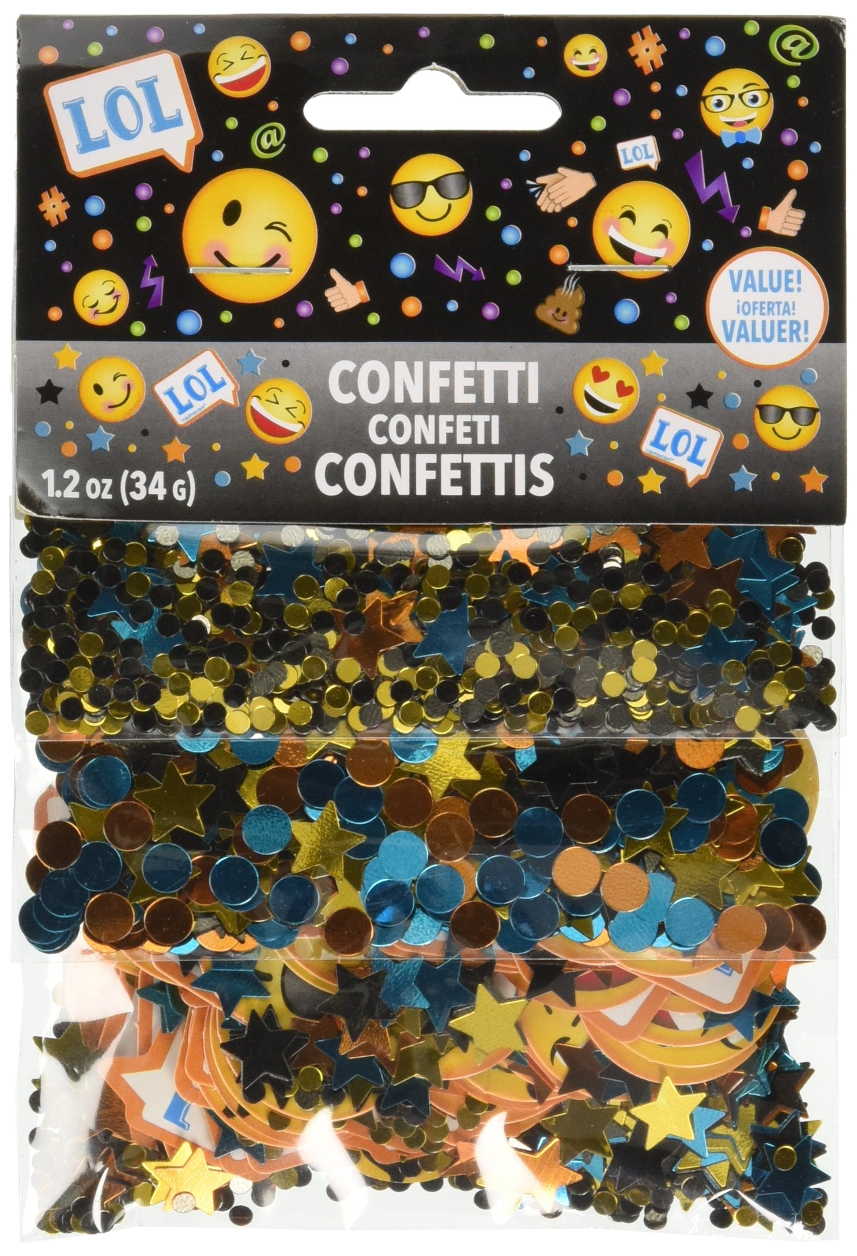 Amscan 361681 Confetti | Lol Collection | 1 Pack | Party Accessory
