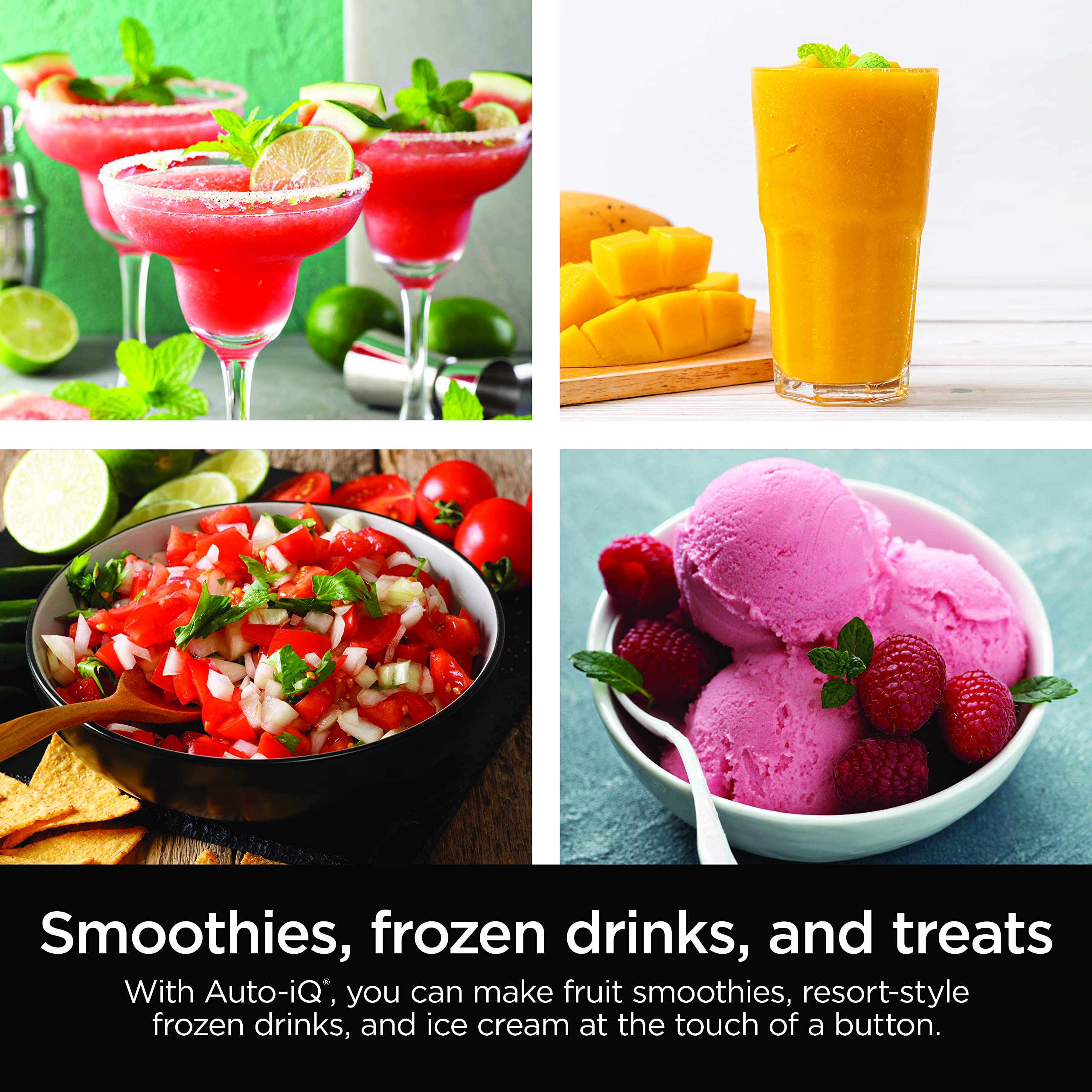 Ninja Bn701 Professional Plus Blender, 1400 Peak Watts, 3 Functions For Smoothies, Frozen Drinks & Ice Cream With Auto Iq, 72-Oz