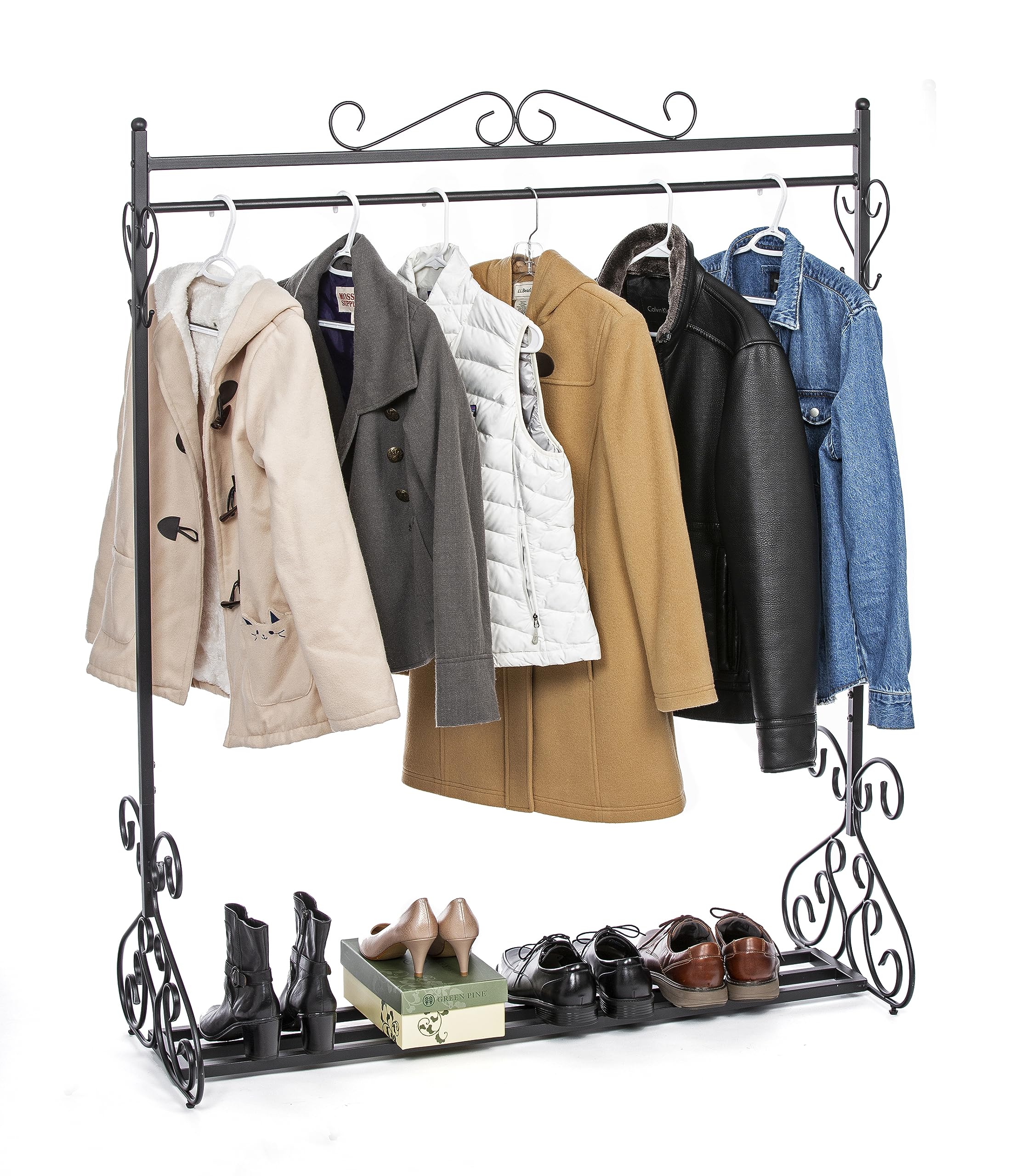 Mango Steam Sheffield Garment Rack, (64.5 H x 47.5 L Inches)