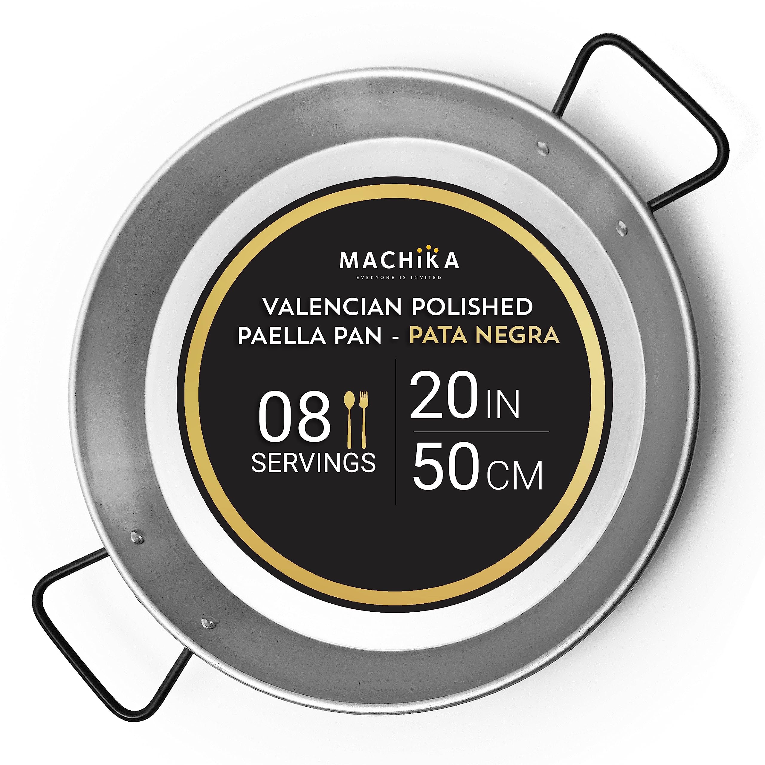 Machika Professional Carbon Steel Pan | Carbon Steel Skillet For Cooking Mediterranean Food | Premium Skillet For Professional U