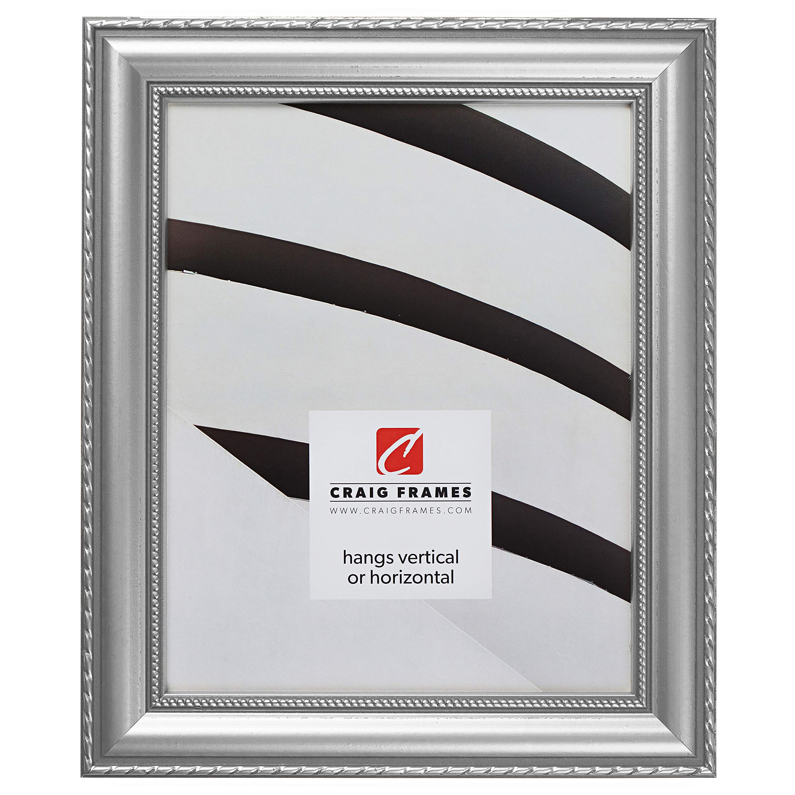 Craig Frames Victoria, 18x20 Picture Frame, Ornate Silver