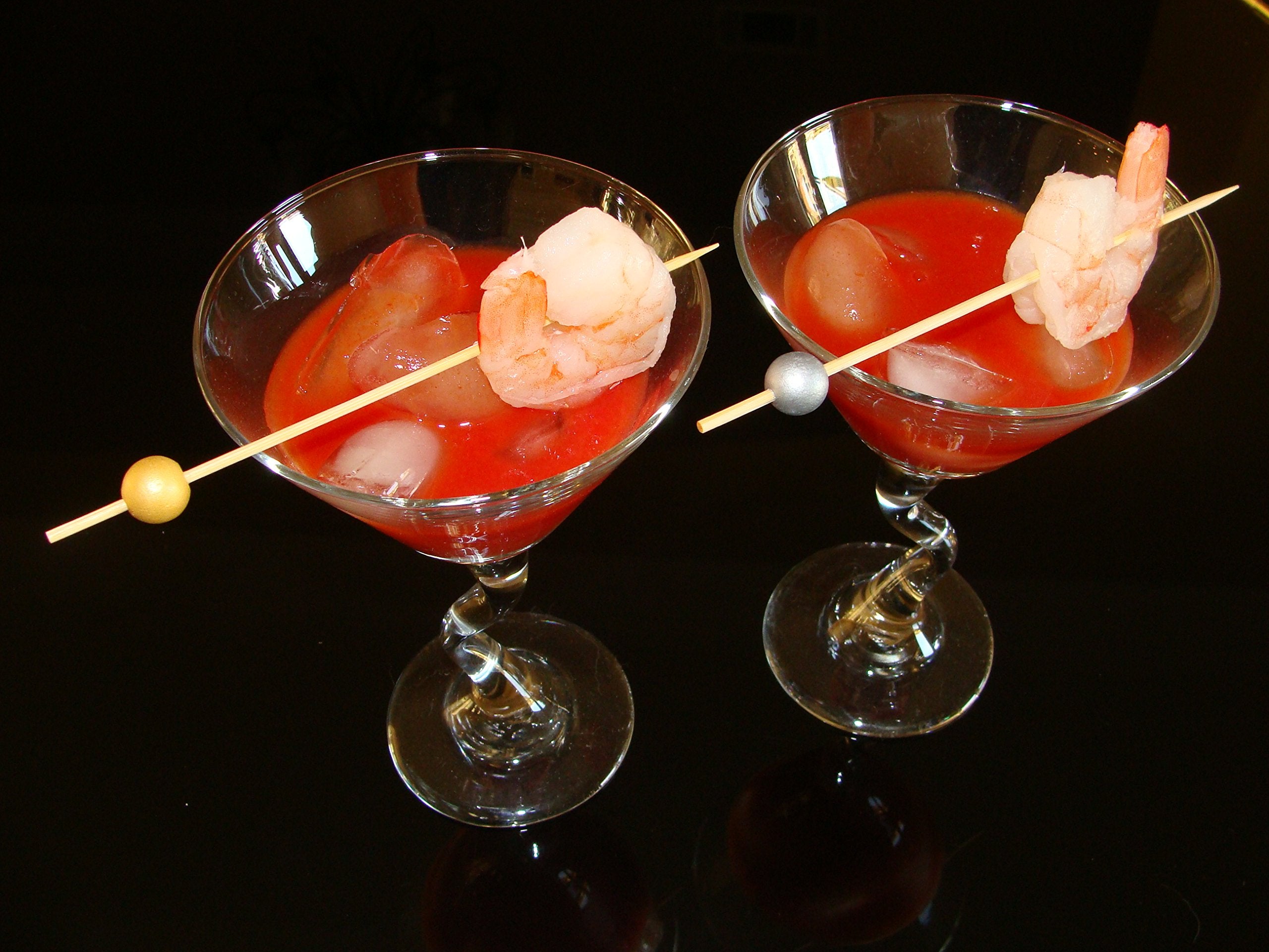 Black Bead Appetizer Or Sandwich Picks/Swizzle Sticks - 6'' - 100Ct