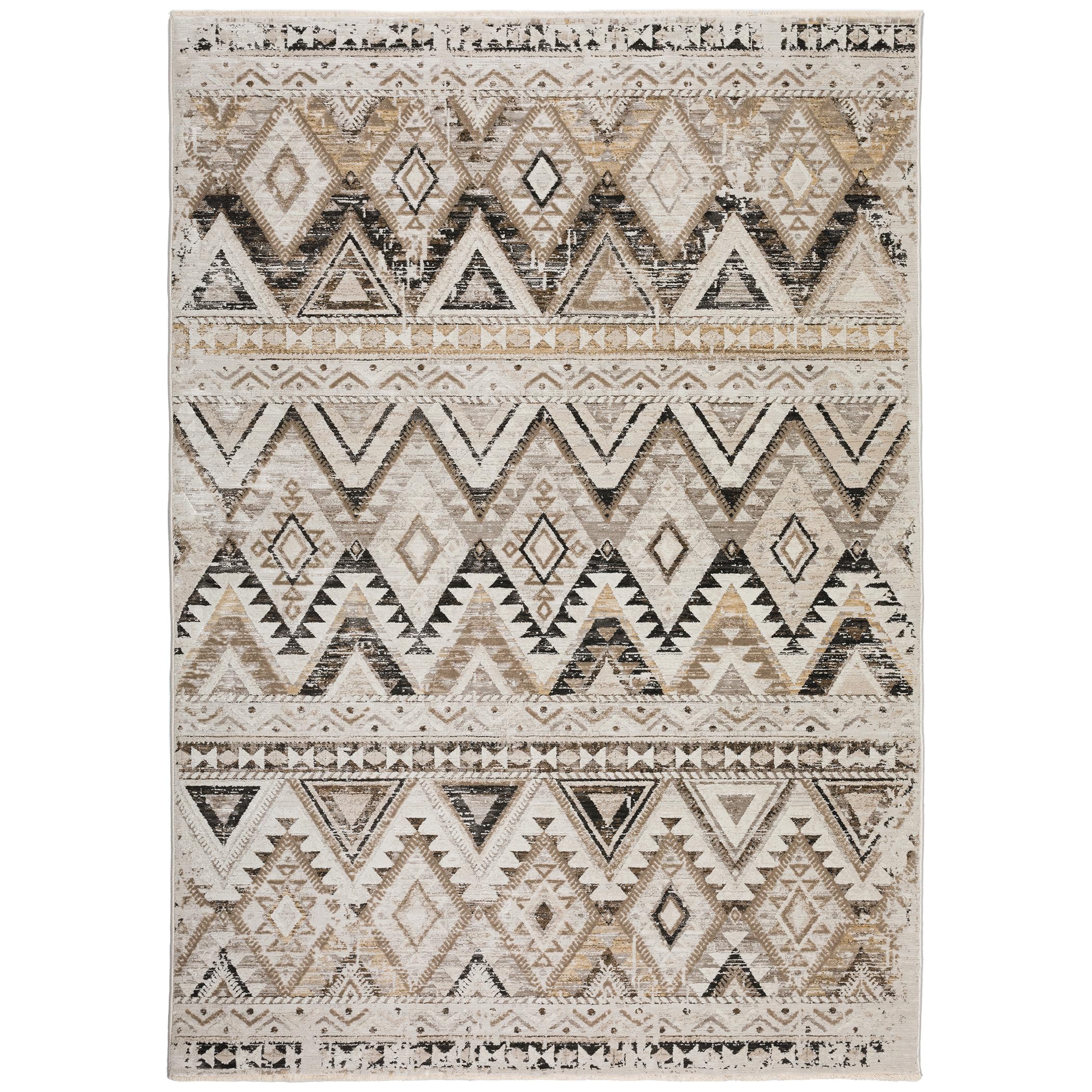 Dalyn Rugs Izmir IZ2 Taupe 53 x 78 Rectangle Soft Area Rug, Easy Clean, Non Shedding, Bedroom, Entry, Living Room, Dining Room