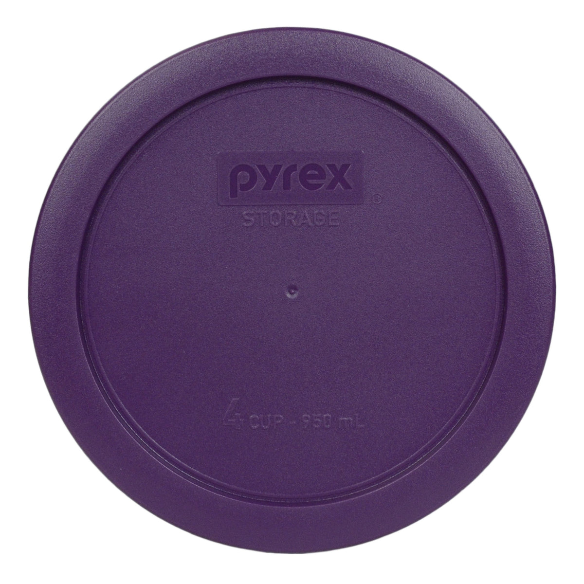 Pyrex 7201-Pc Round 4 Cup Storage Lid For Glass Bowls (1, Purple)
