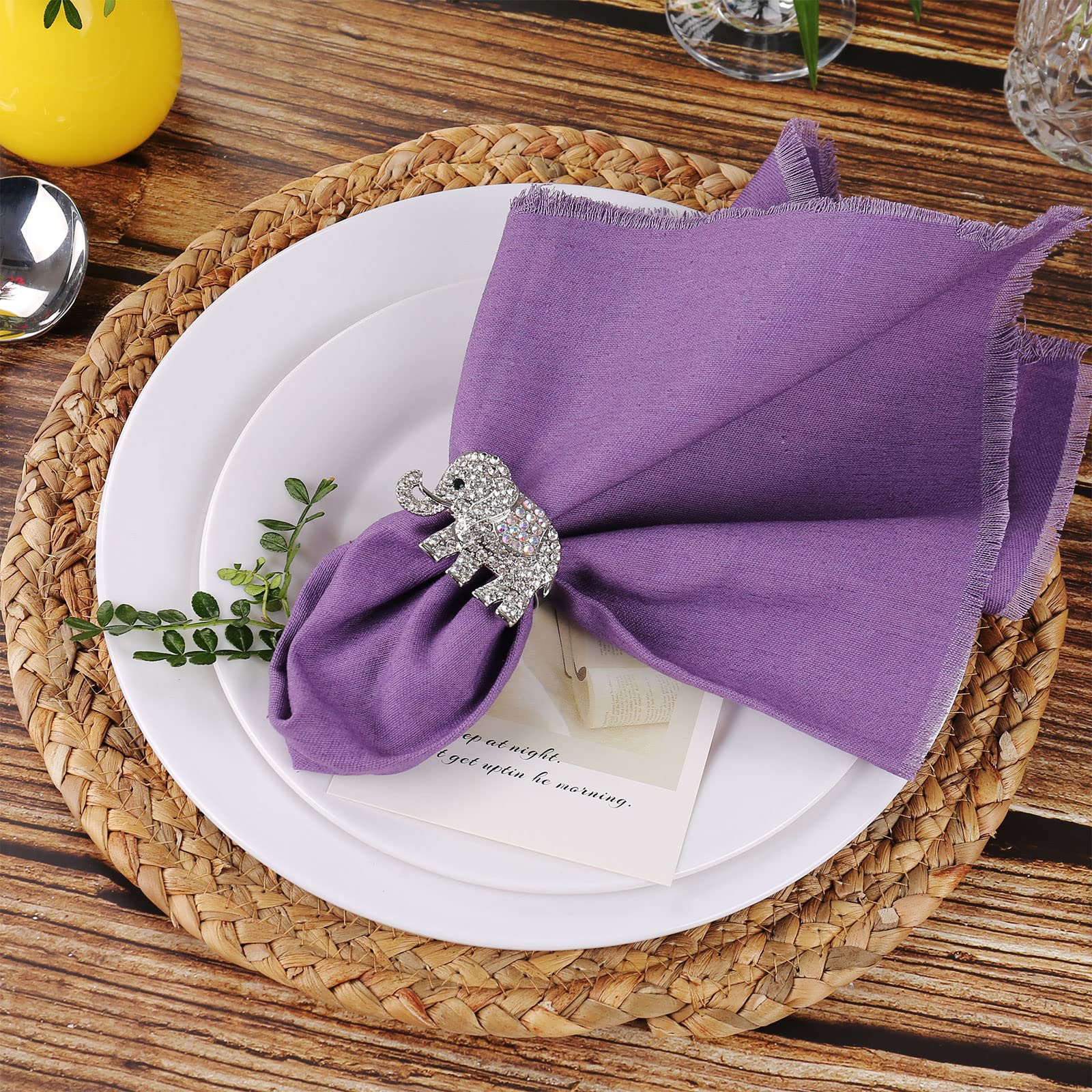 Getfitsoo Christmas Napkin Rings Set Of 4, Thanksgiving Napkin Rings Bells Napkin Rings With Green And Red Bell For Christmas Ta