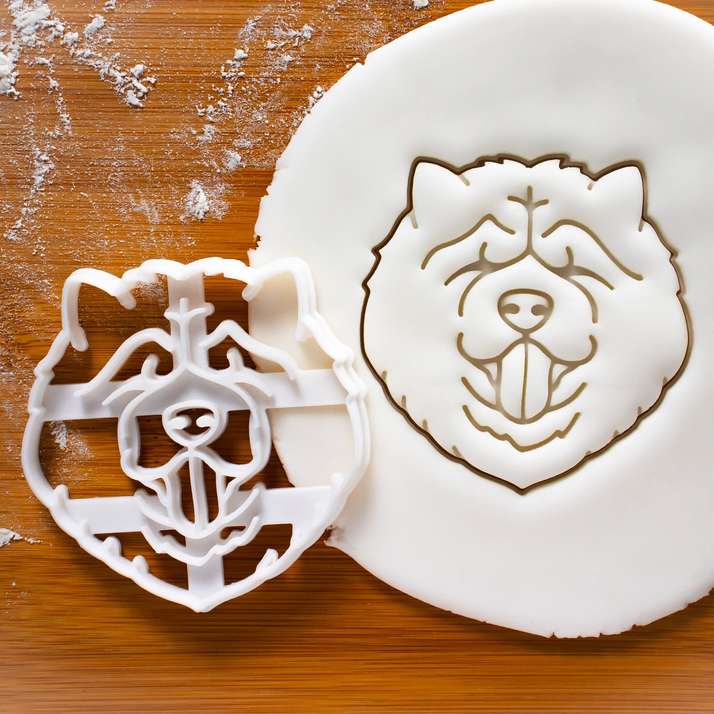 Chow Chow Face Cookie Cutter, 1 Piece - Bakerlogy