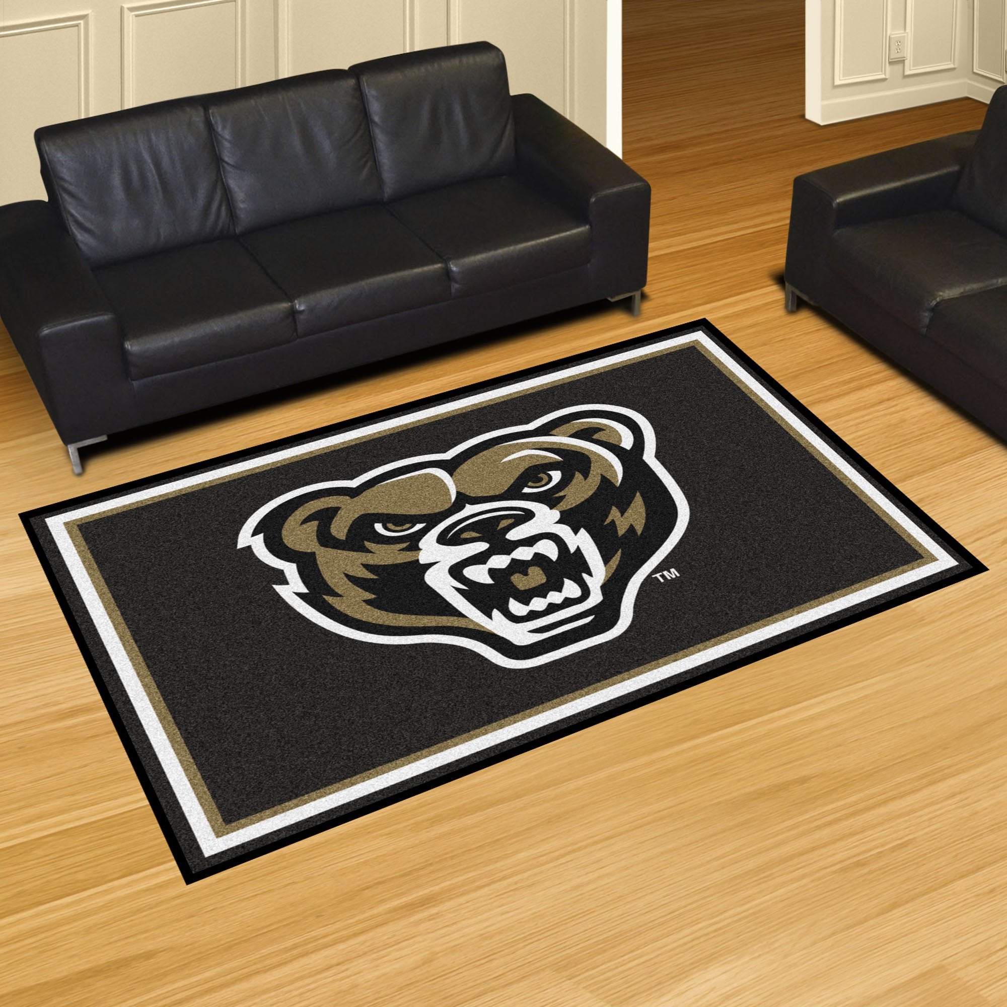 FANMATS Oakland University 5x8 Rug 59.5x88