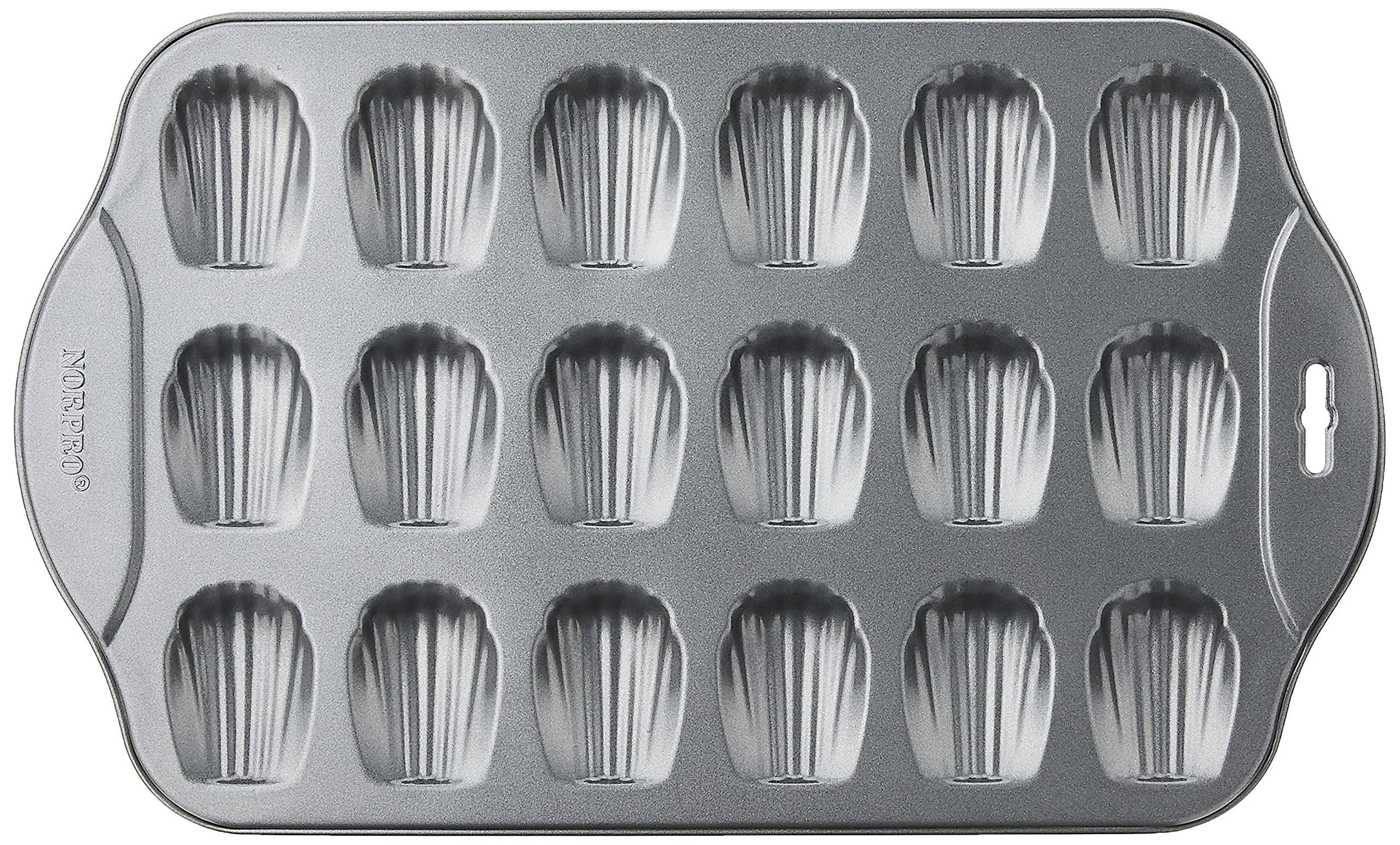 Norpro New Non Stick Mini 18 Madeleine Pan Sponge Cake Shells Best For Chocolate