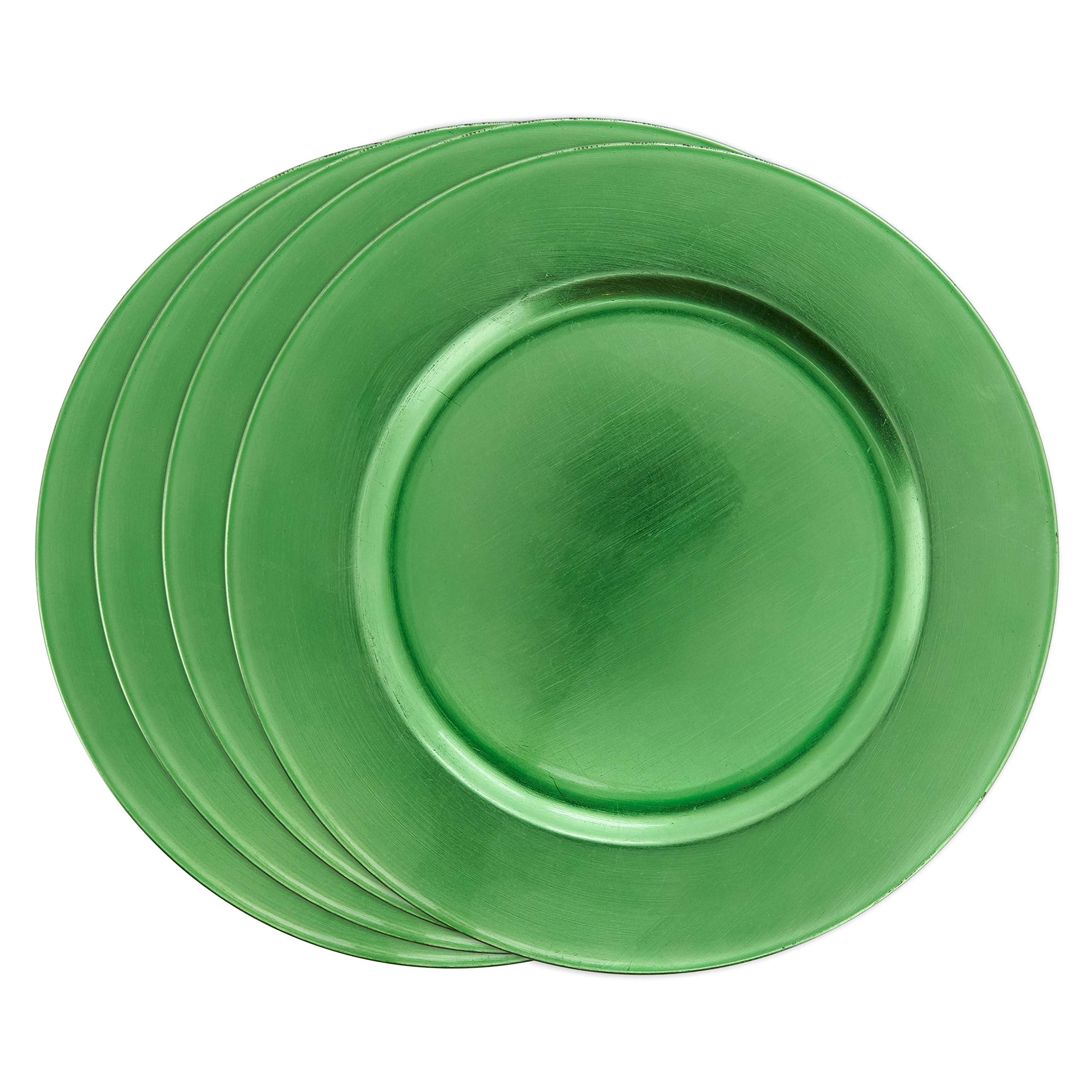 Saro Lifestyle Classic Design Charger Plates (Set Of 4)