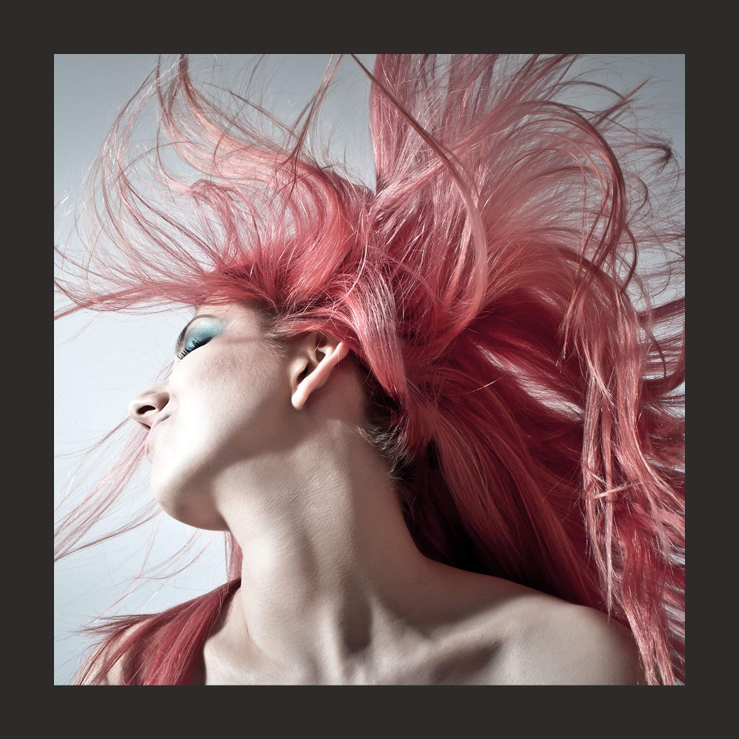 AGRADA - Framed Parlor Theme for Hair & Beauty Salon Wall Decor in Home, Beauty Salon Decorative Gift Item Digital Reprint Paint