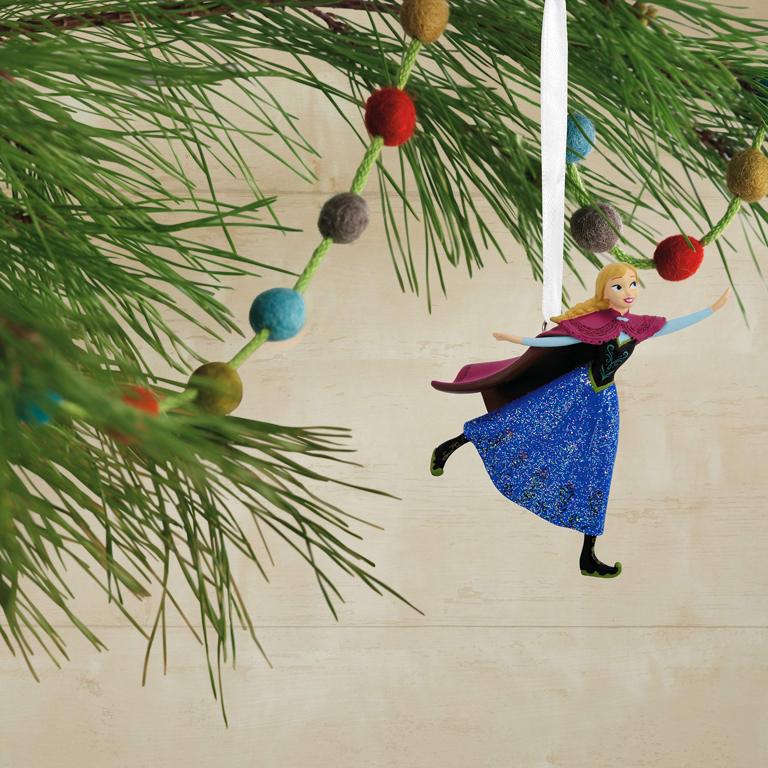 Hallmark Christmas Ornament, Disney Frozen Anna Ice Skating
