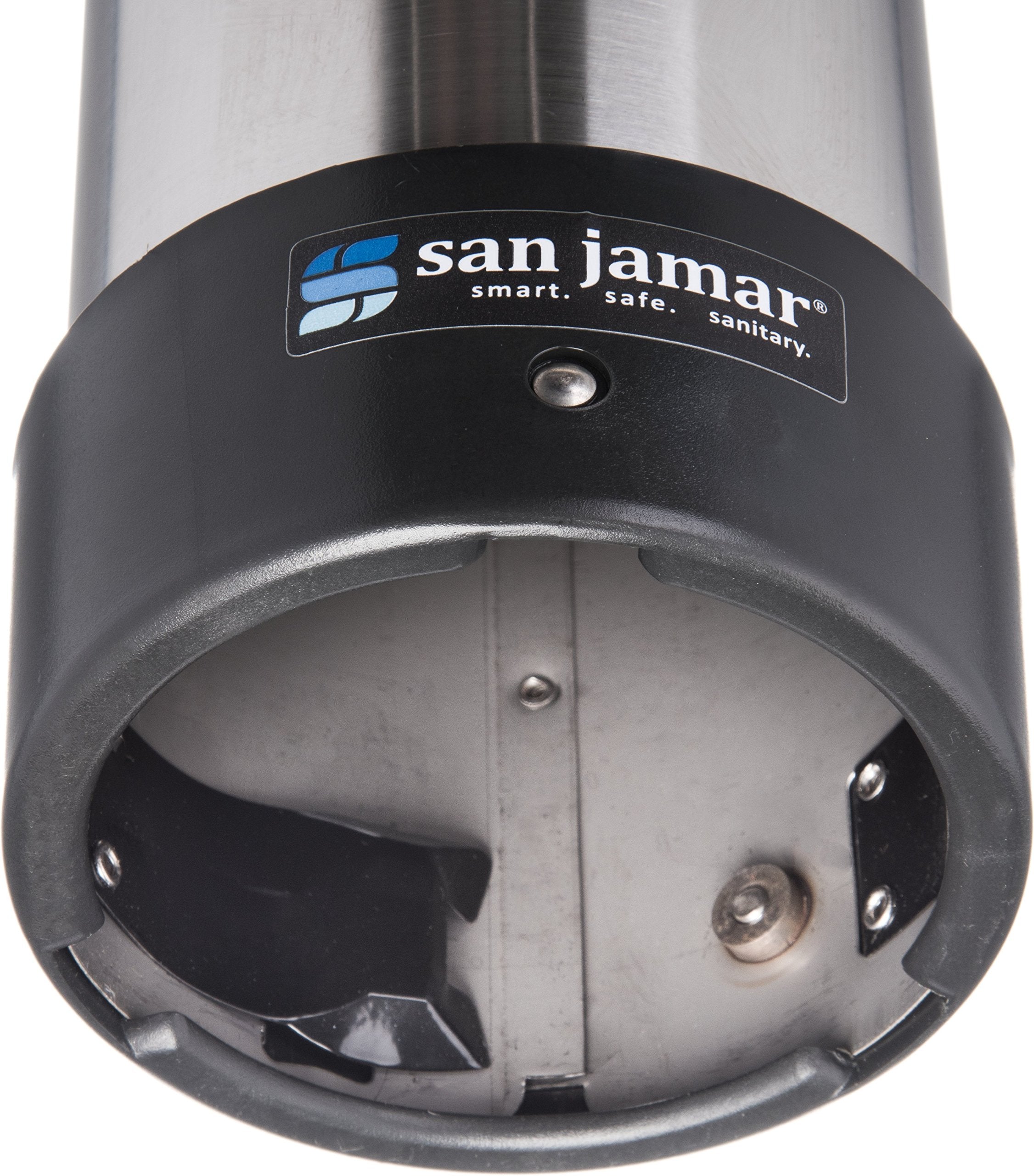 San Jamar Small Pull-Type Cup Dispenser 6 - 10 Oz. Cups For Restaurants, Home, And Office, Stainless Steel, 23.5 Inches, Silver