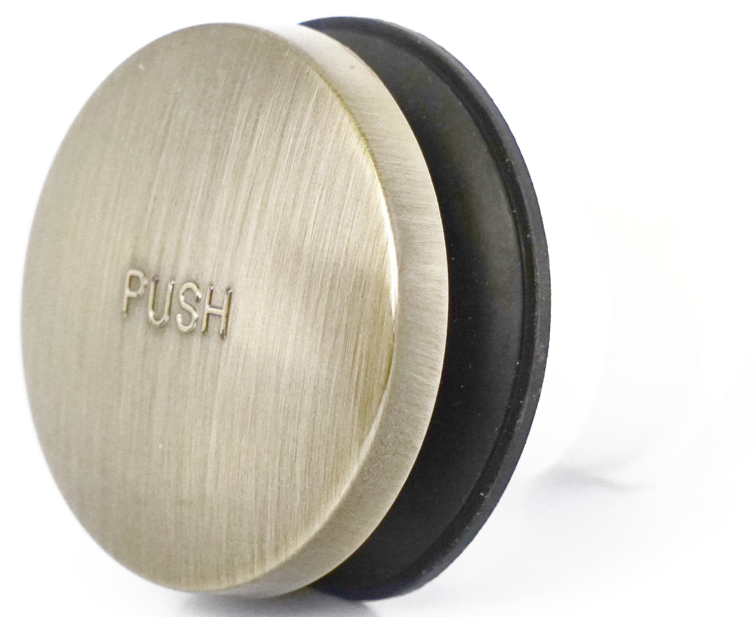 Lasco 03-4903Ab Bathtub Drain Tiptoe Style Stopper, 3/8-Inch Male Thread, Antique Brass