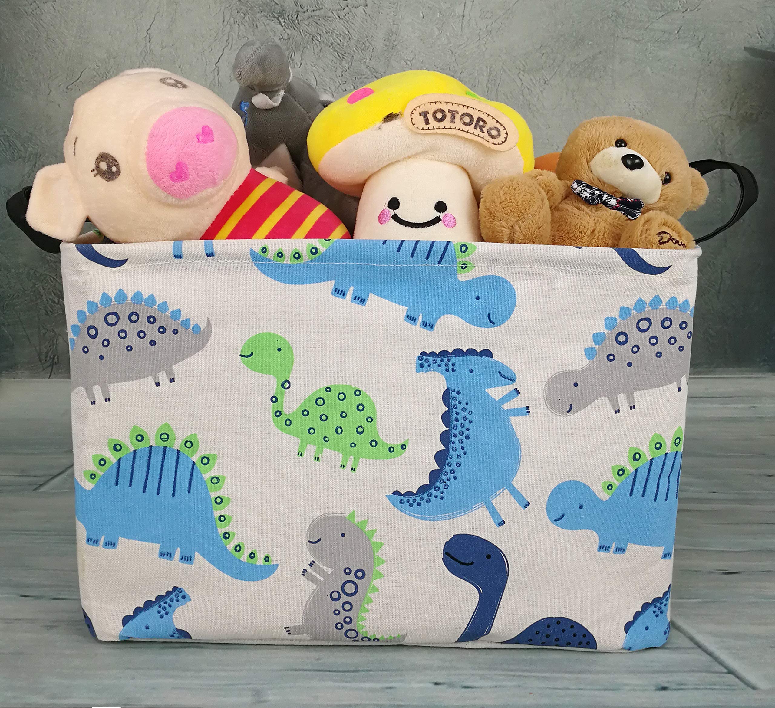 Maizmz Rectangular Storage Basket Collapsible Organizer Bin Waterproof Toy Box For Organizing Home/Dorm/Kitchen/Pet/Office/Close