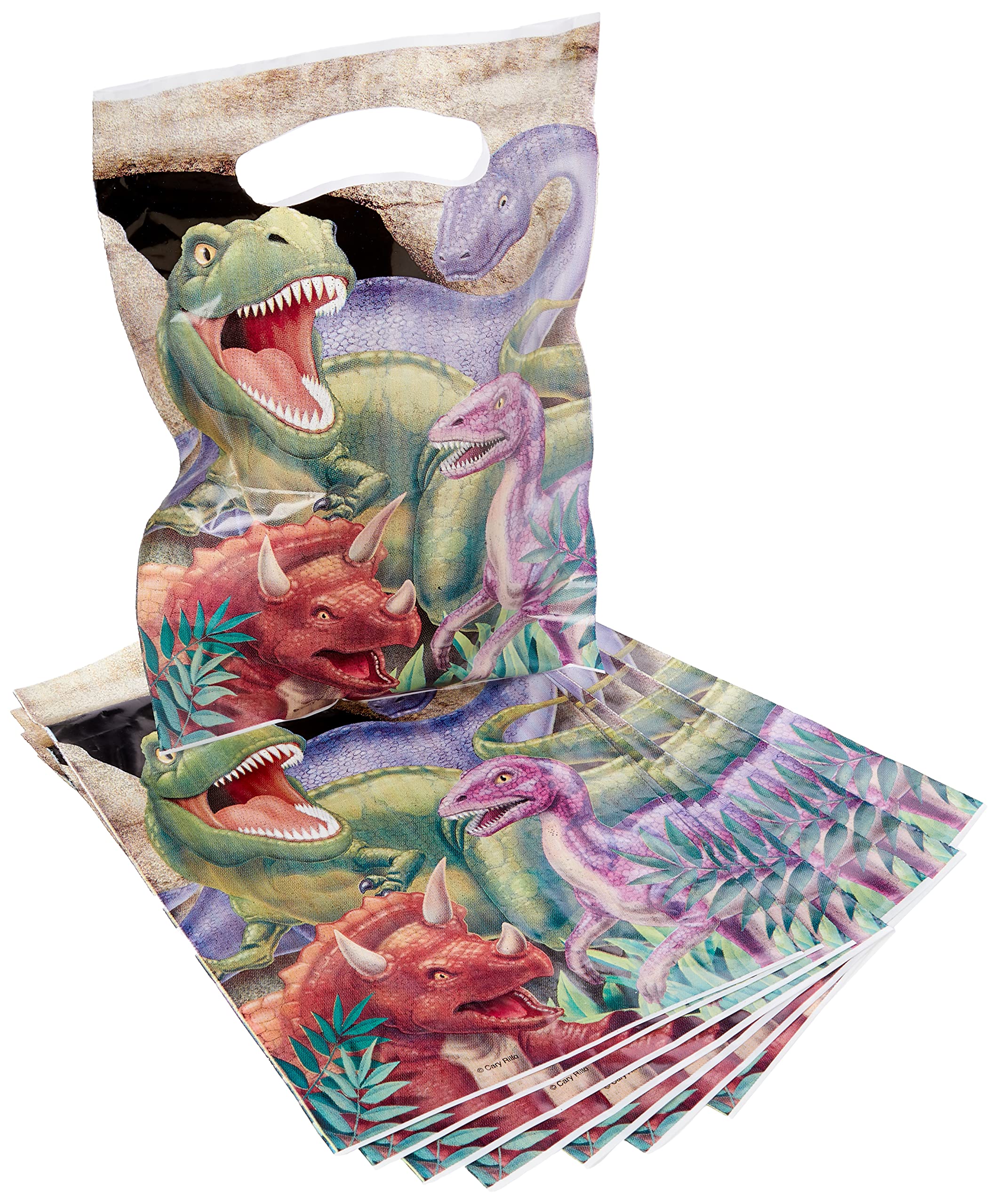 Creative Converting Dino Blast 8 Count Party Favor Loot Bags