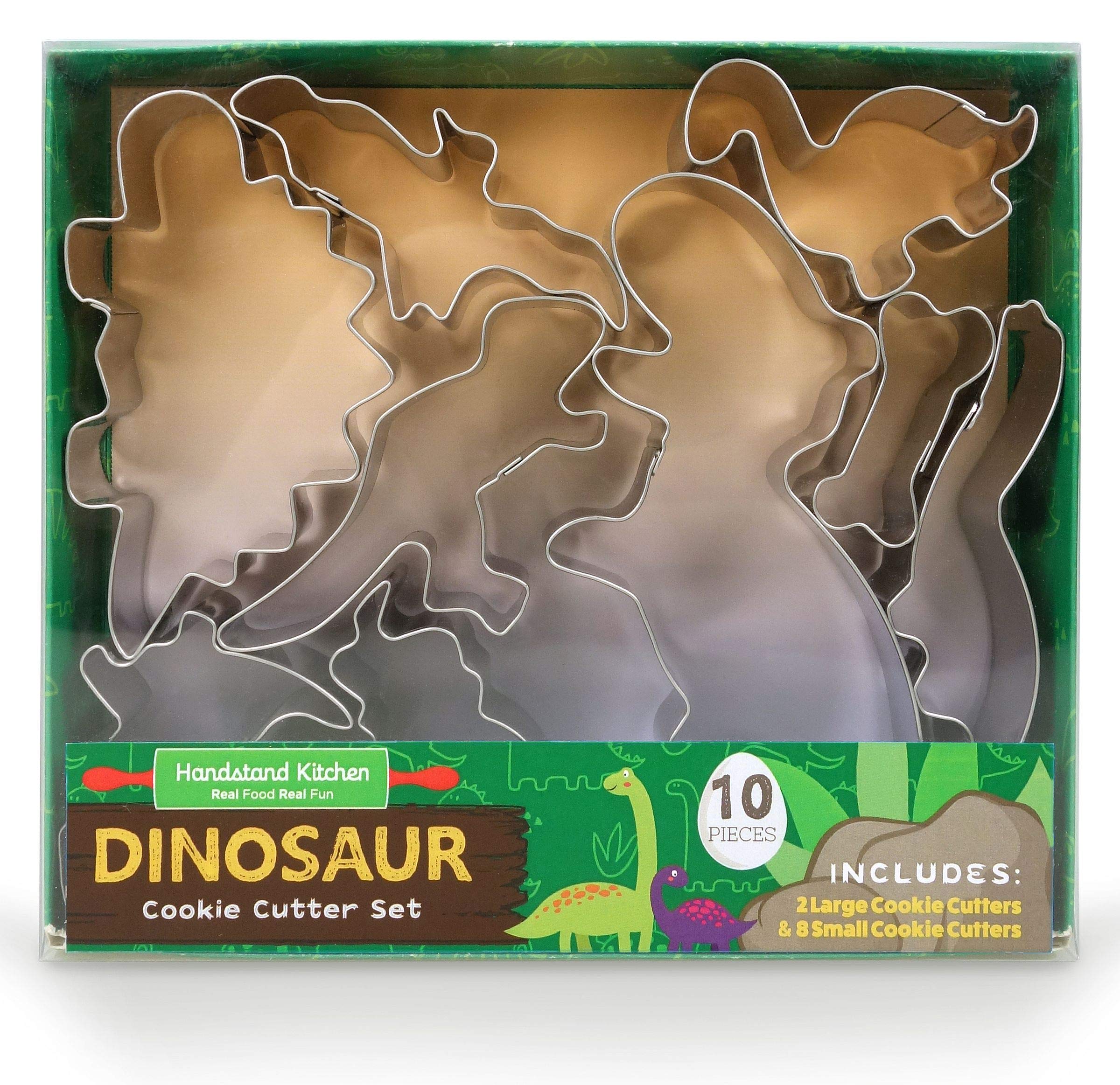 Handstand Kitchen Dinosaur Buddies 10-piece Cookie Cutter Assortment