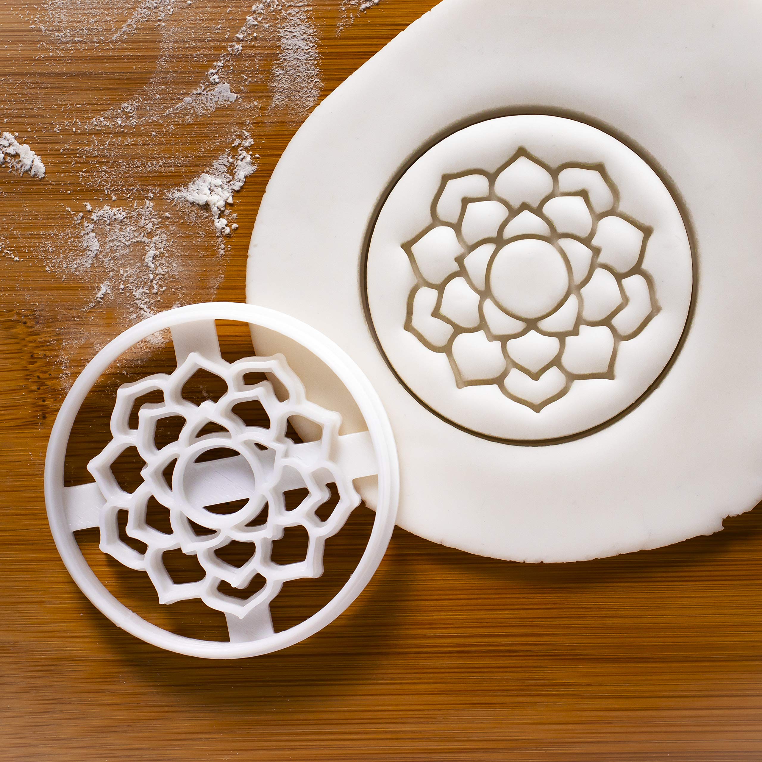Yoga Chakras Cookie Cutter (Design: Sahasrara), 1 Piece - Bakerlogy