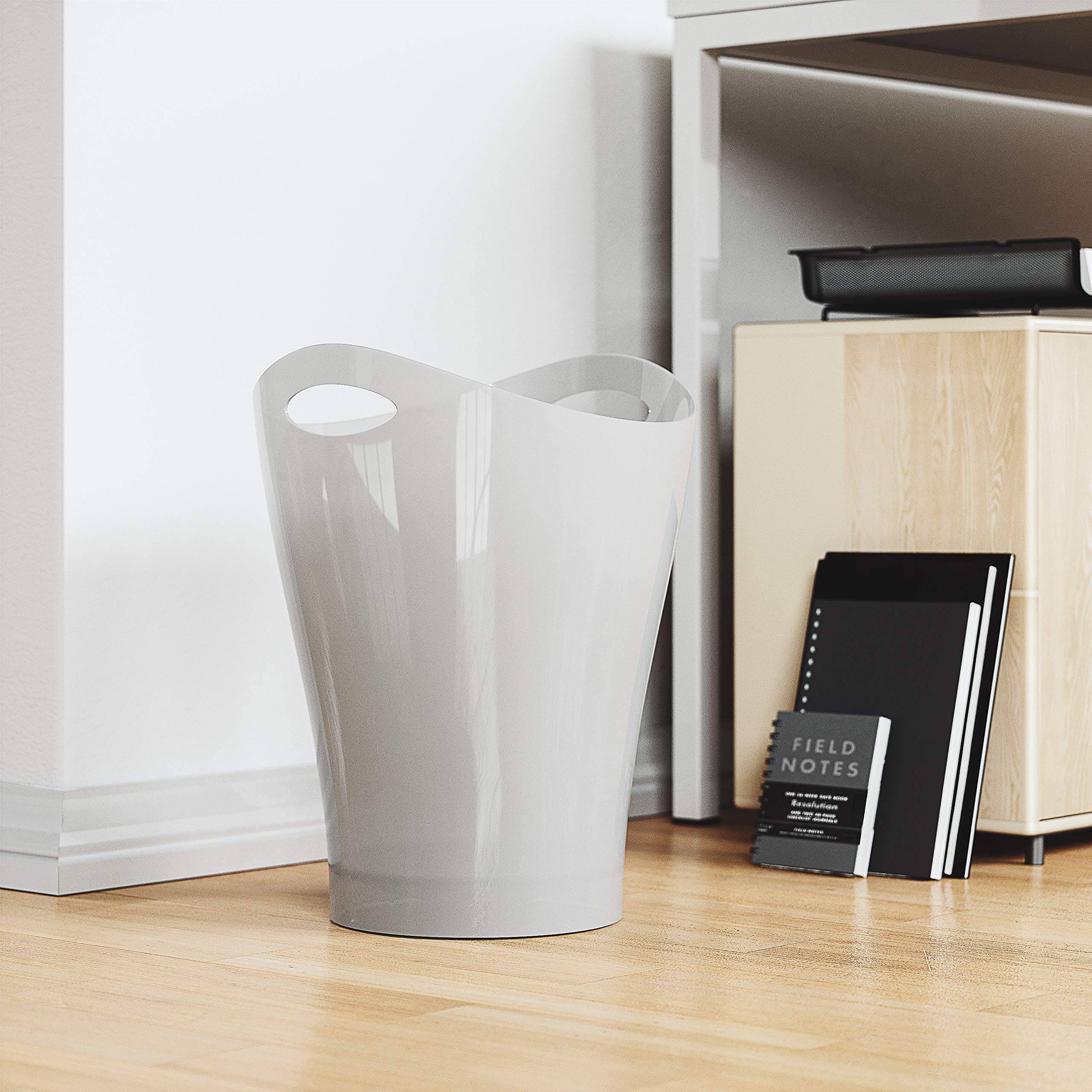 WASTEBASKET GARBINO WHT (Pack of 1)