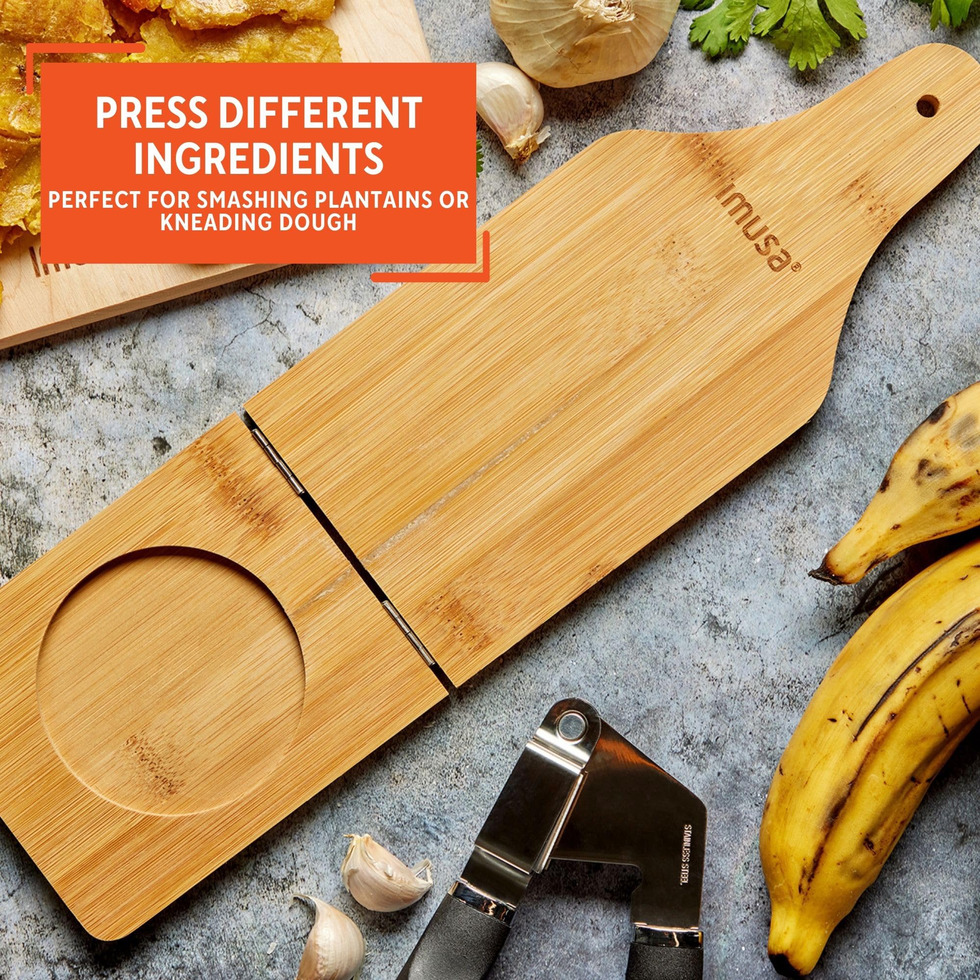 Imusa Usa Fba_Bam-10007 Bam-10007 Bamboo Jumbo Tostonera, Natural