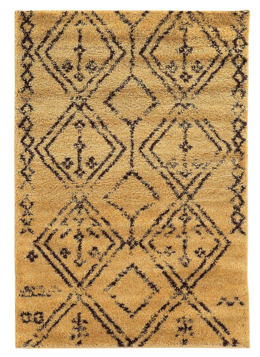 Moroccan Fes Camel & Brown 5x7, Rug