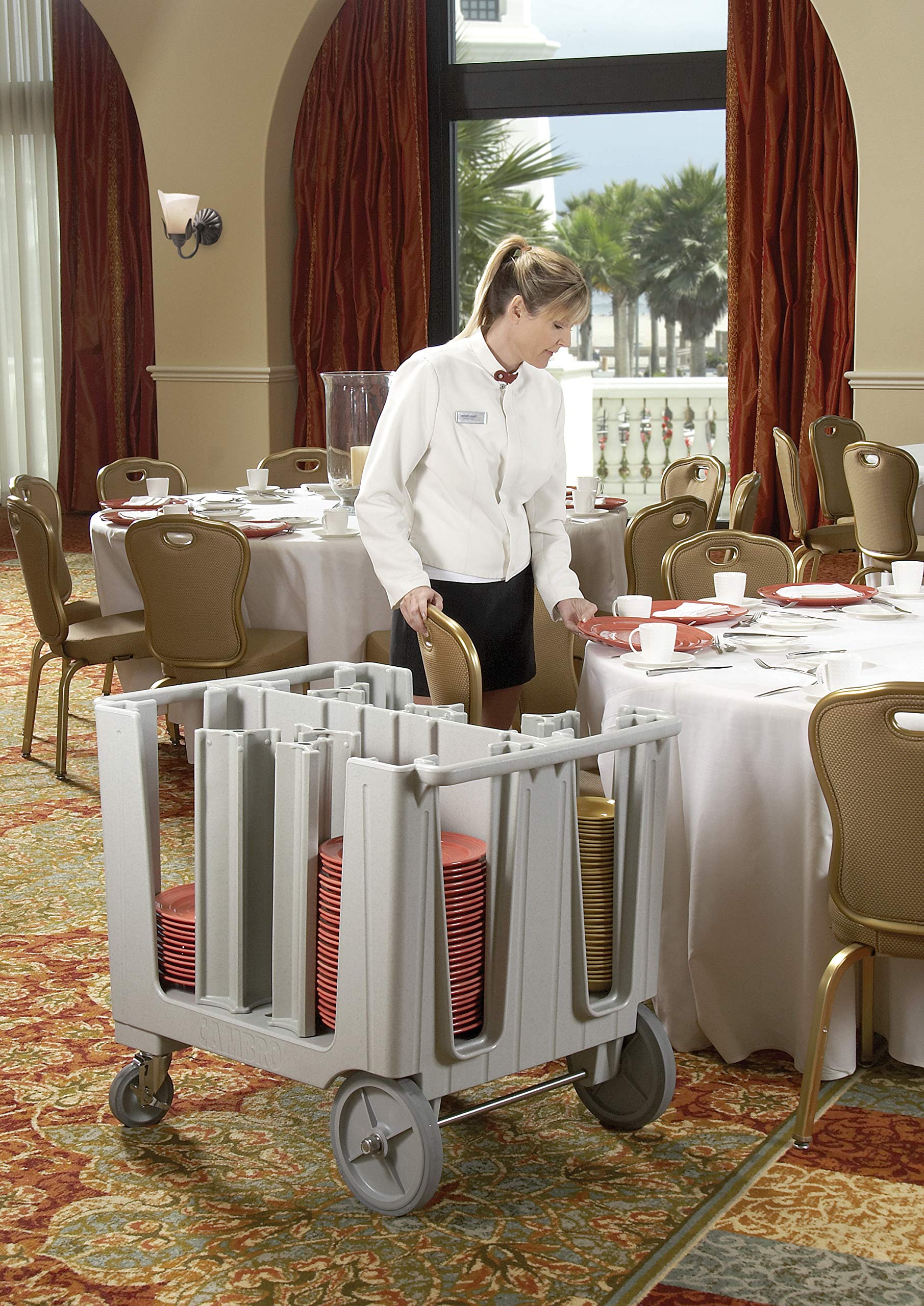 Cambro (Adcs480) Plastic Adjustable Dish Caddy