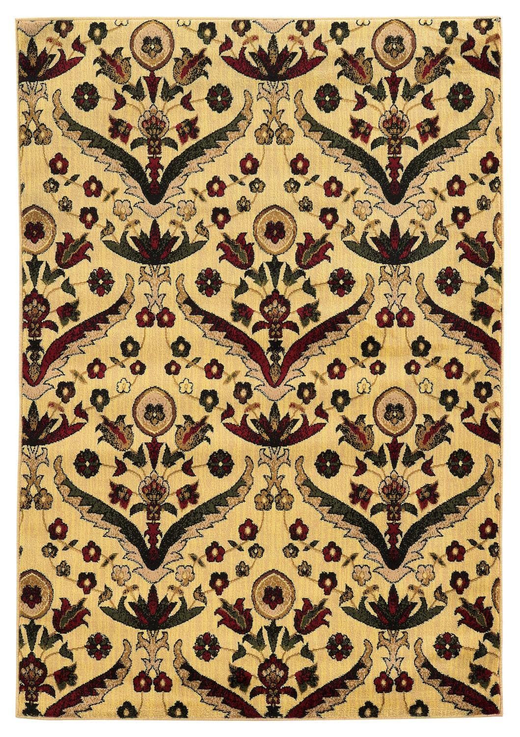 Elegance Chateau Red & Green 5 X 73, Rug